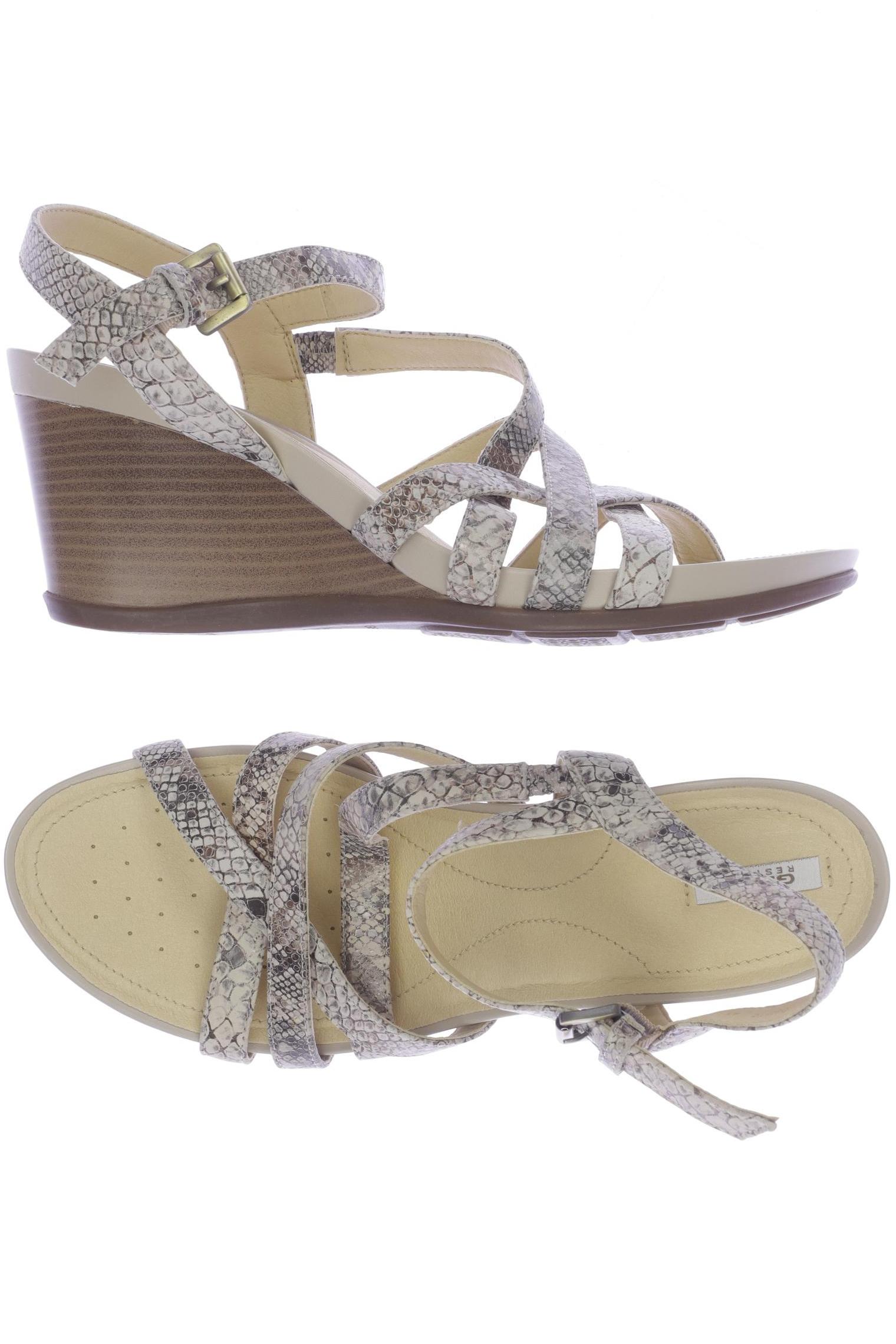 

Geox Damen Sandale, beige, Gr. 41