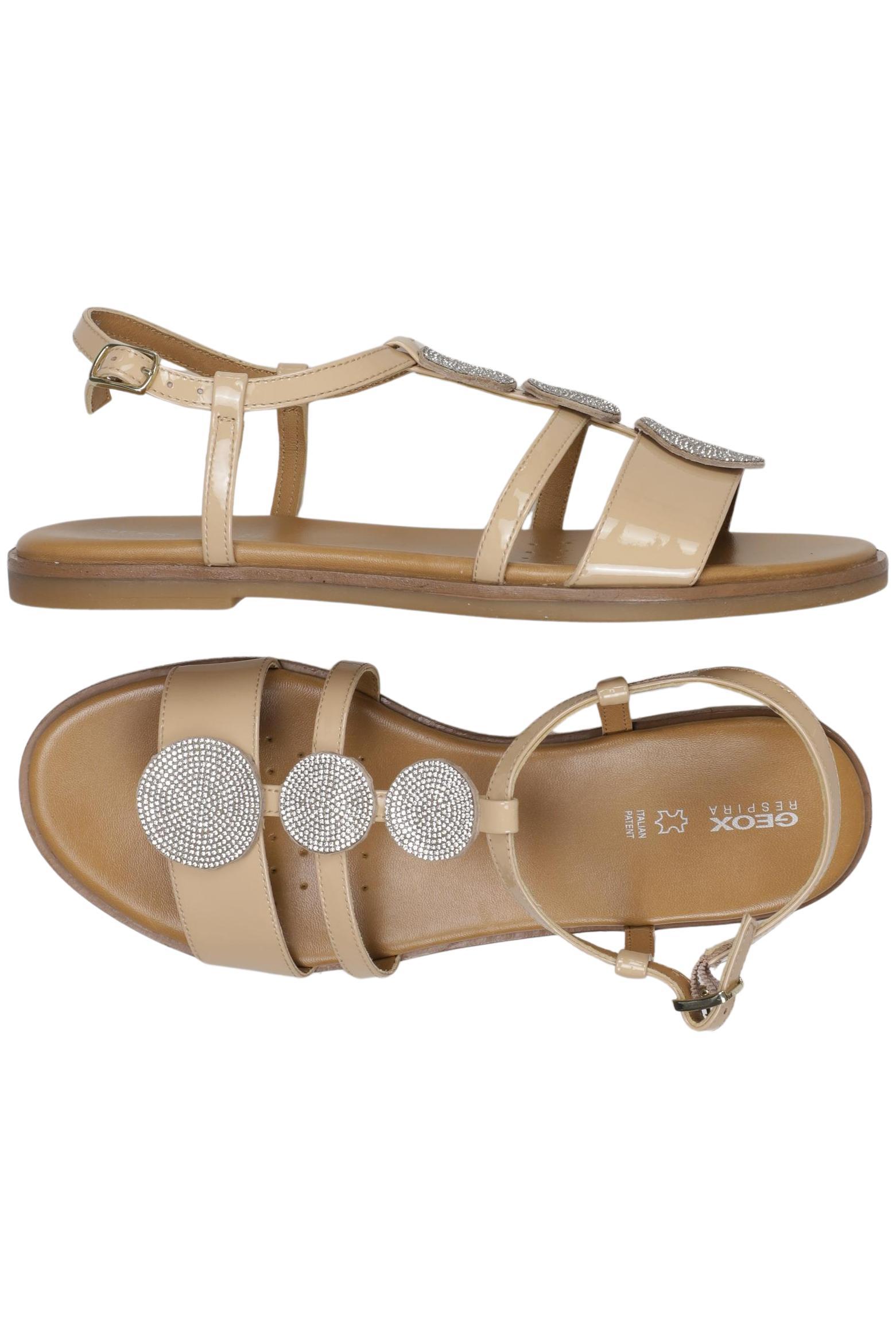 

Geox Damen Sandale, beige, Gr. 39