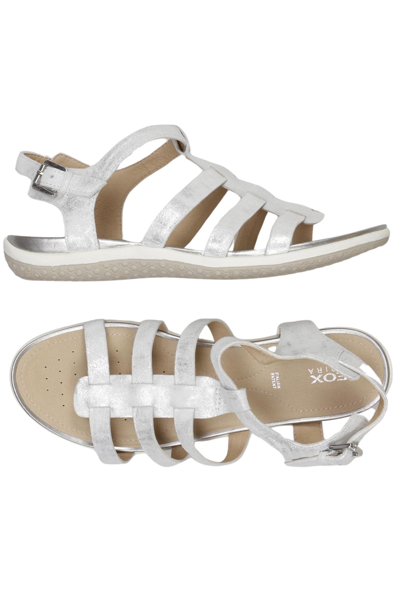 

Geox Damen Sandale, silber, Gr. 39