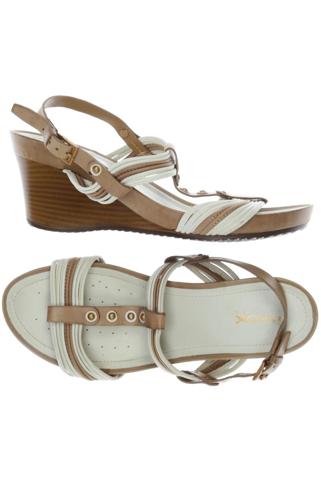 

Geox Damen Sandale, beige, Gr. 39