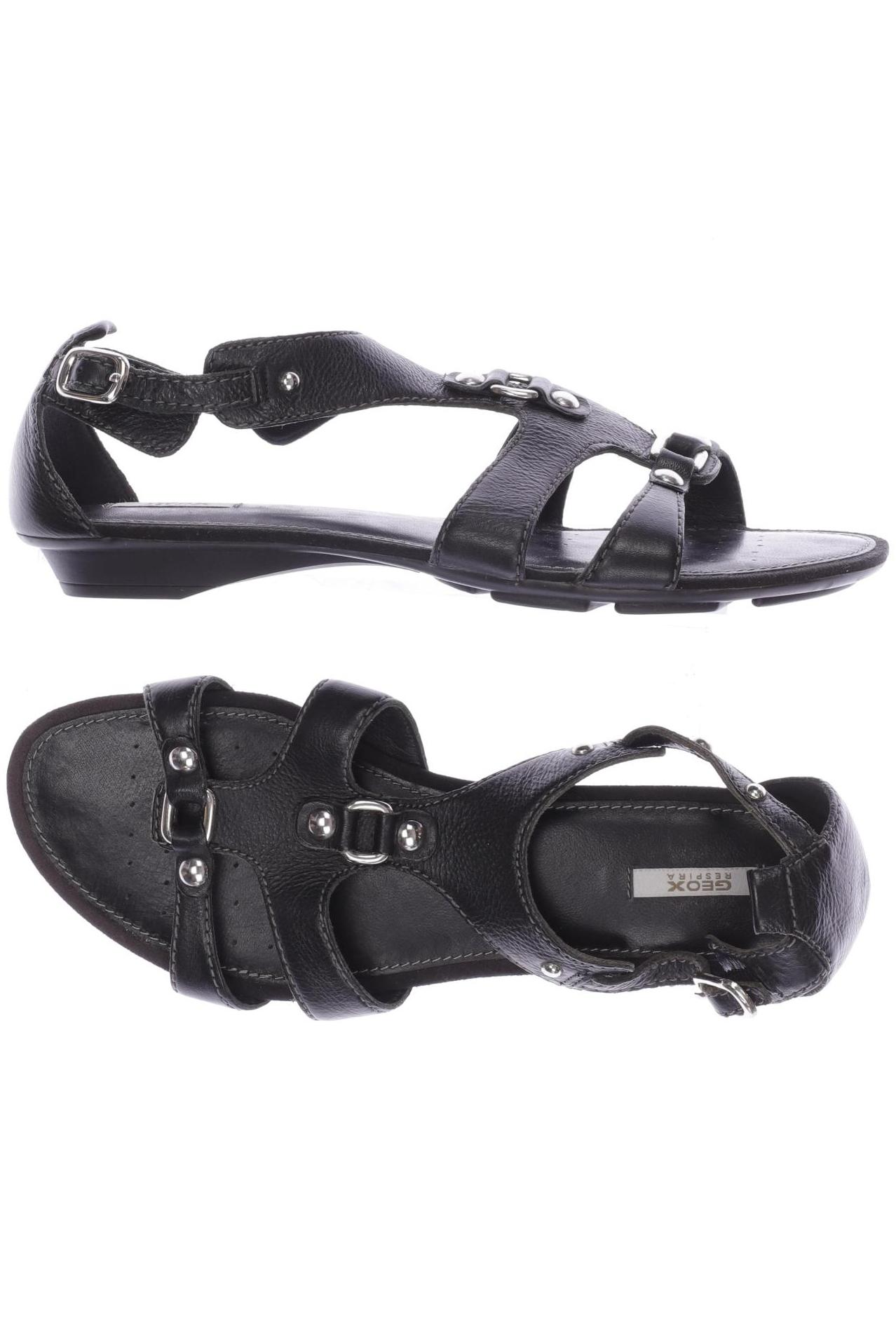 

Geox Damen Sandale, schwarz