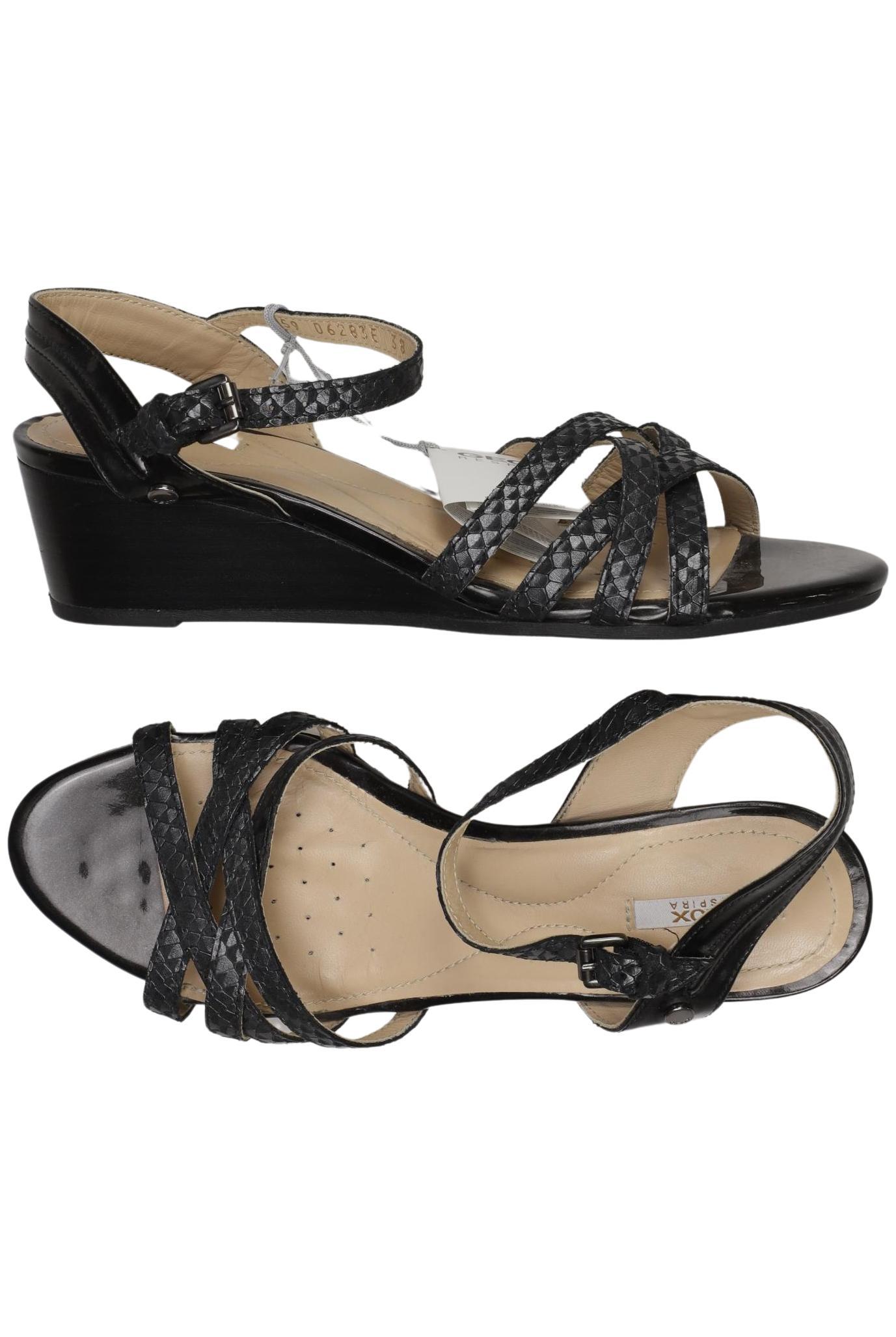 

Geox Damen Sandale, schwarz, Gr. 38