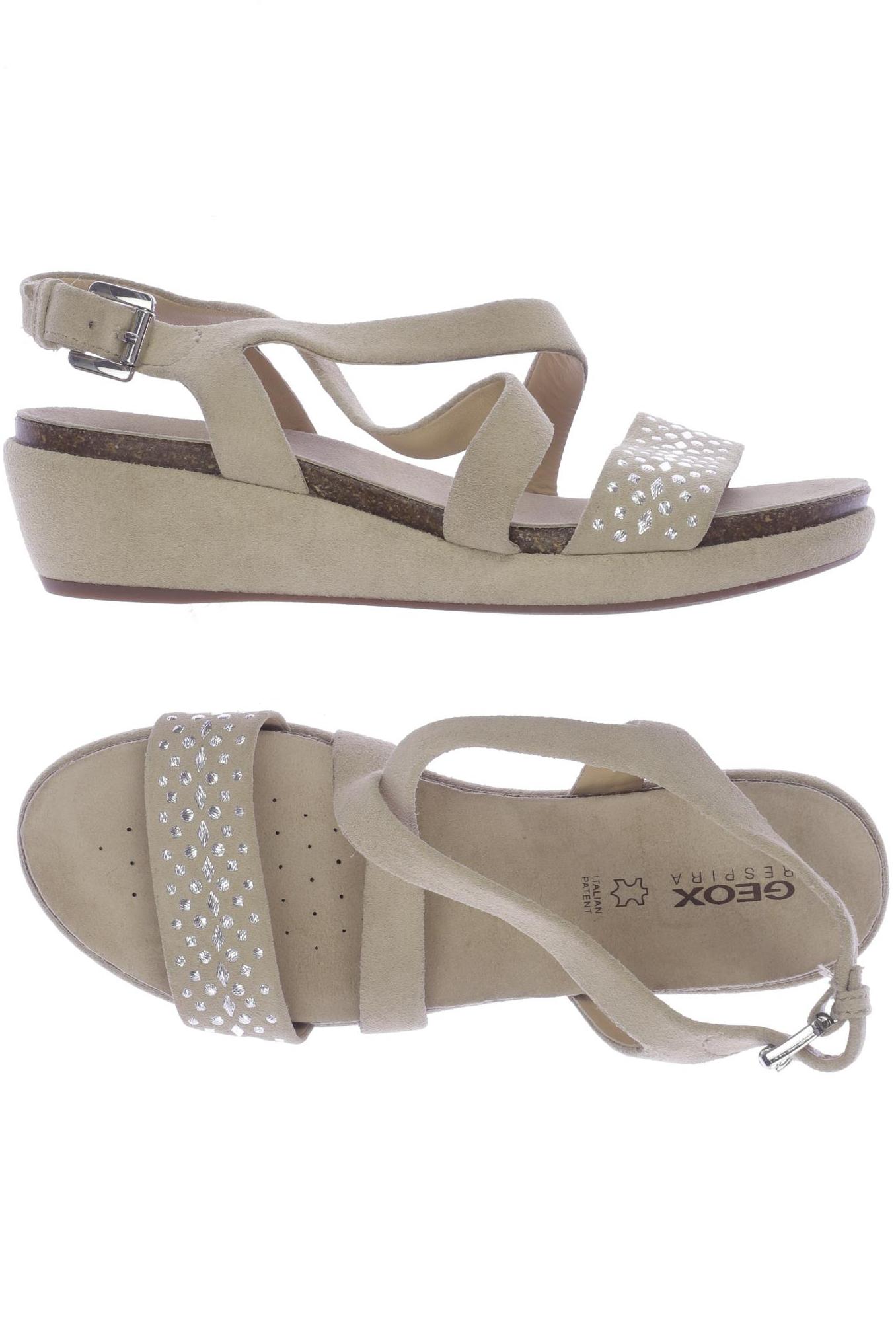 

Geox Damen Sandale, beige, Gr. 38