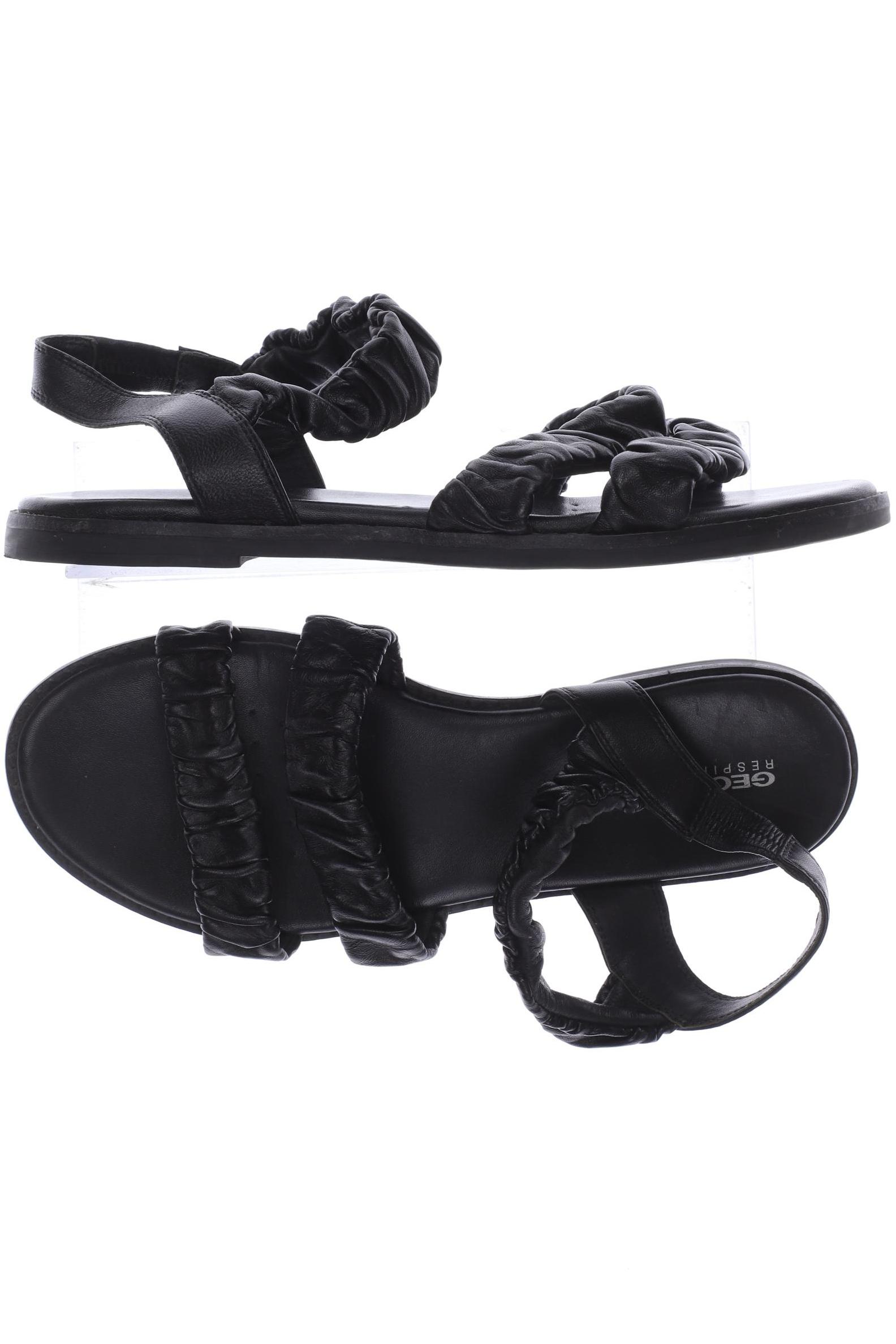 

Geox Damen Sandale, schwarz