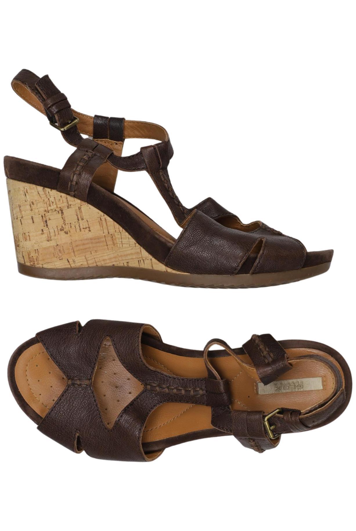 

Geox Damen Sandale, braun, Gr. 37