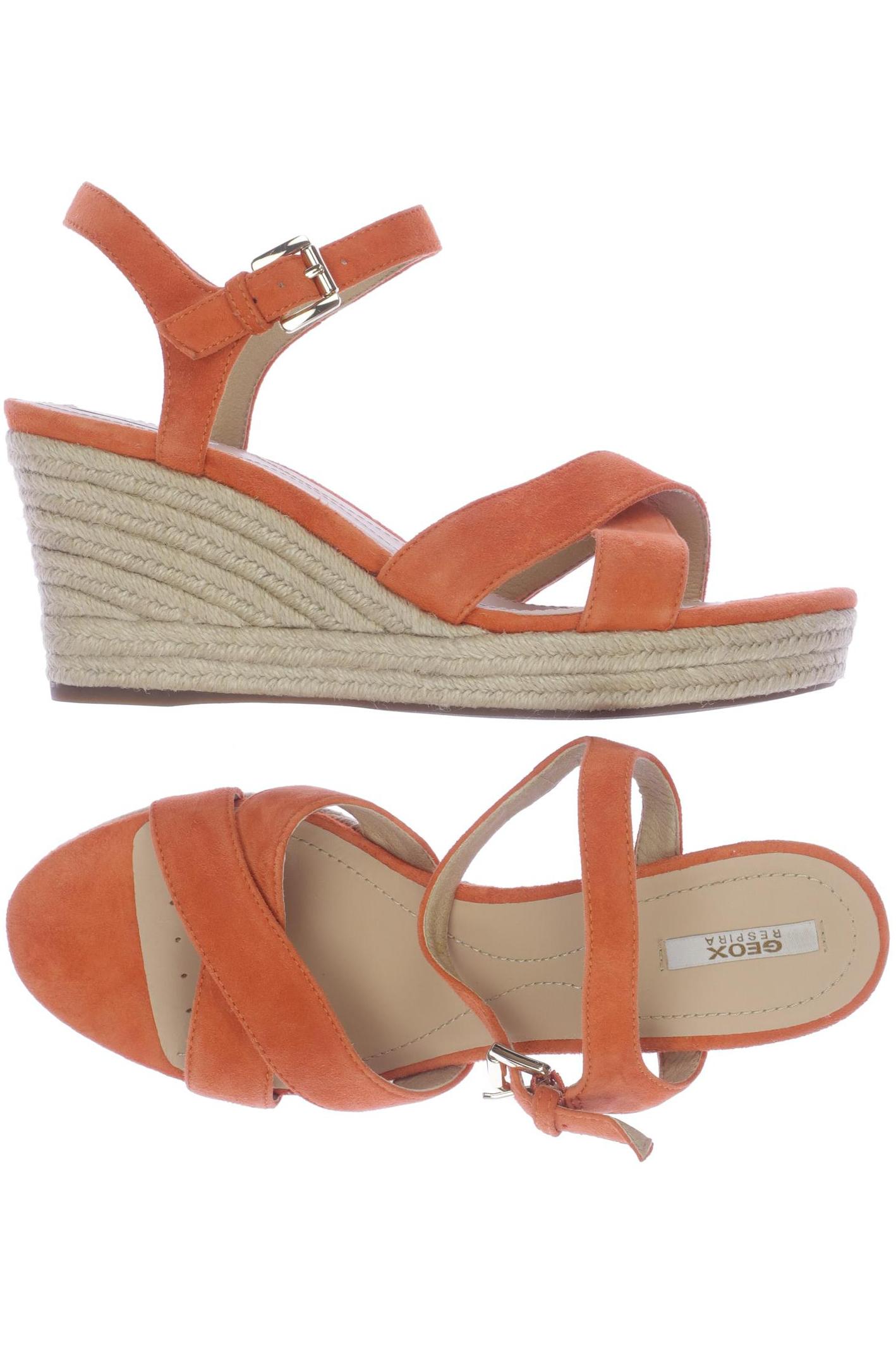 

Geox Damen Sandale, orange, Gr. 38