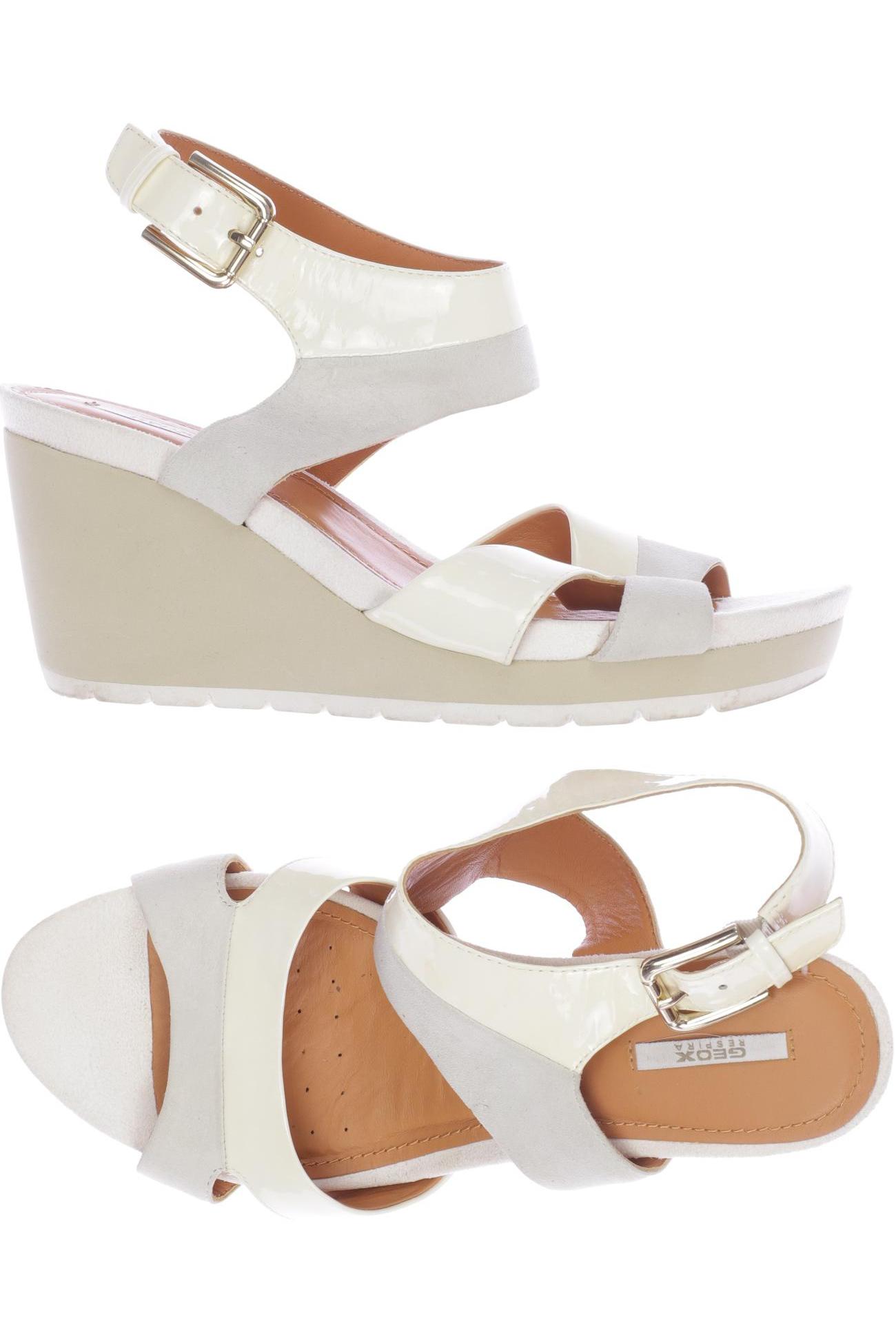 

Geox Damen Sandale, cremeweiß