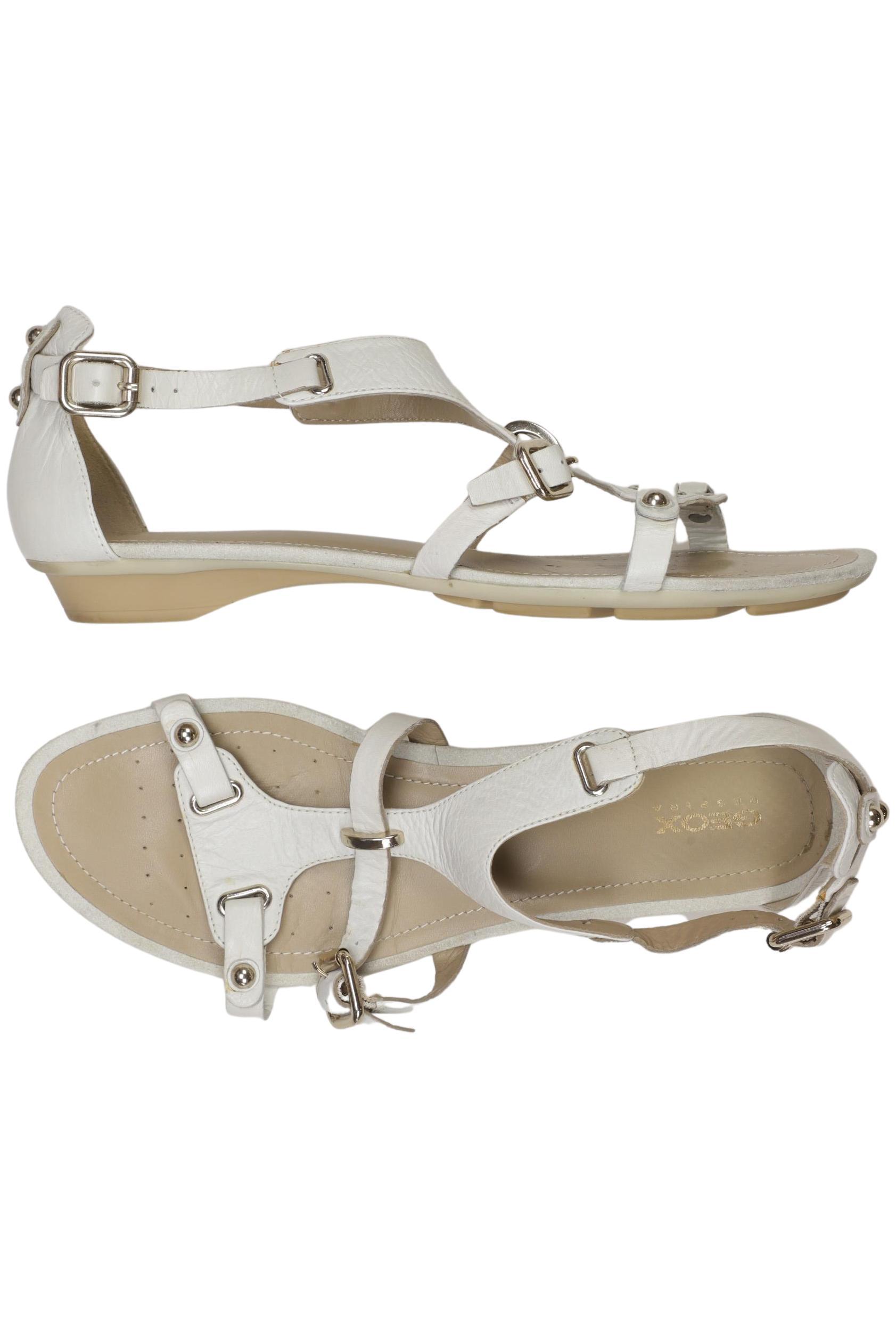 

Geox Damen Sandale, weiß, Gr. 40