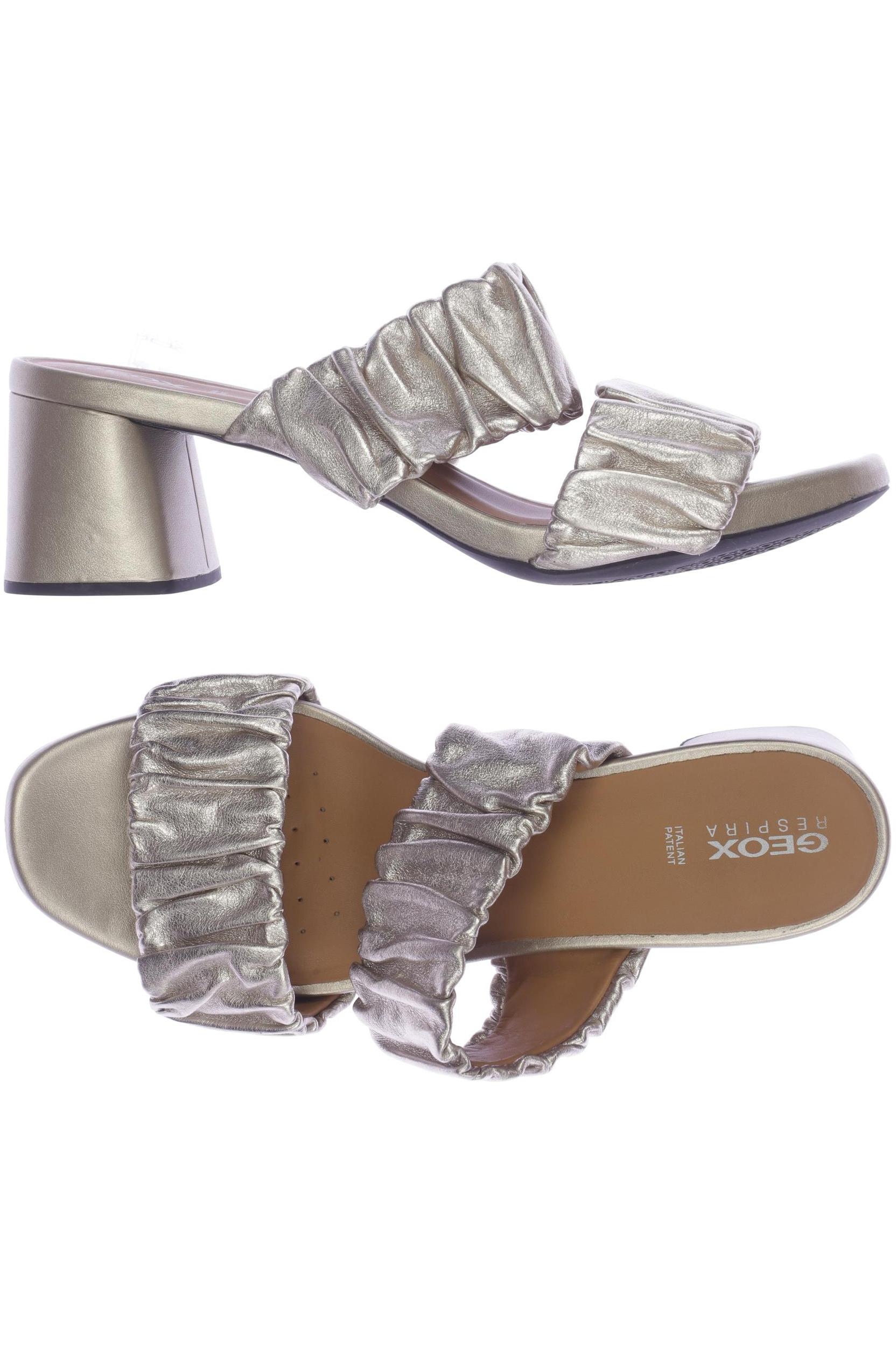 

Geox Damen Sandale, gold, Gr. 40