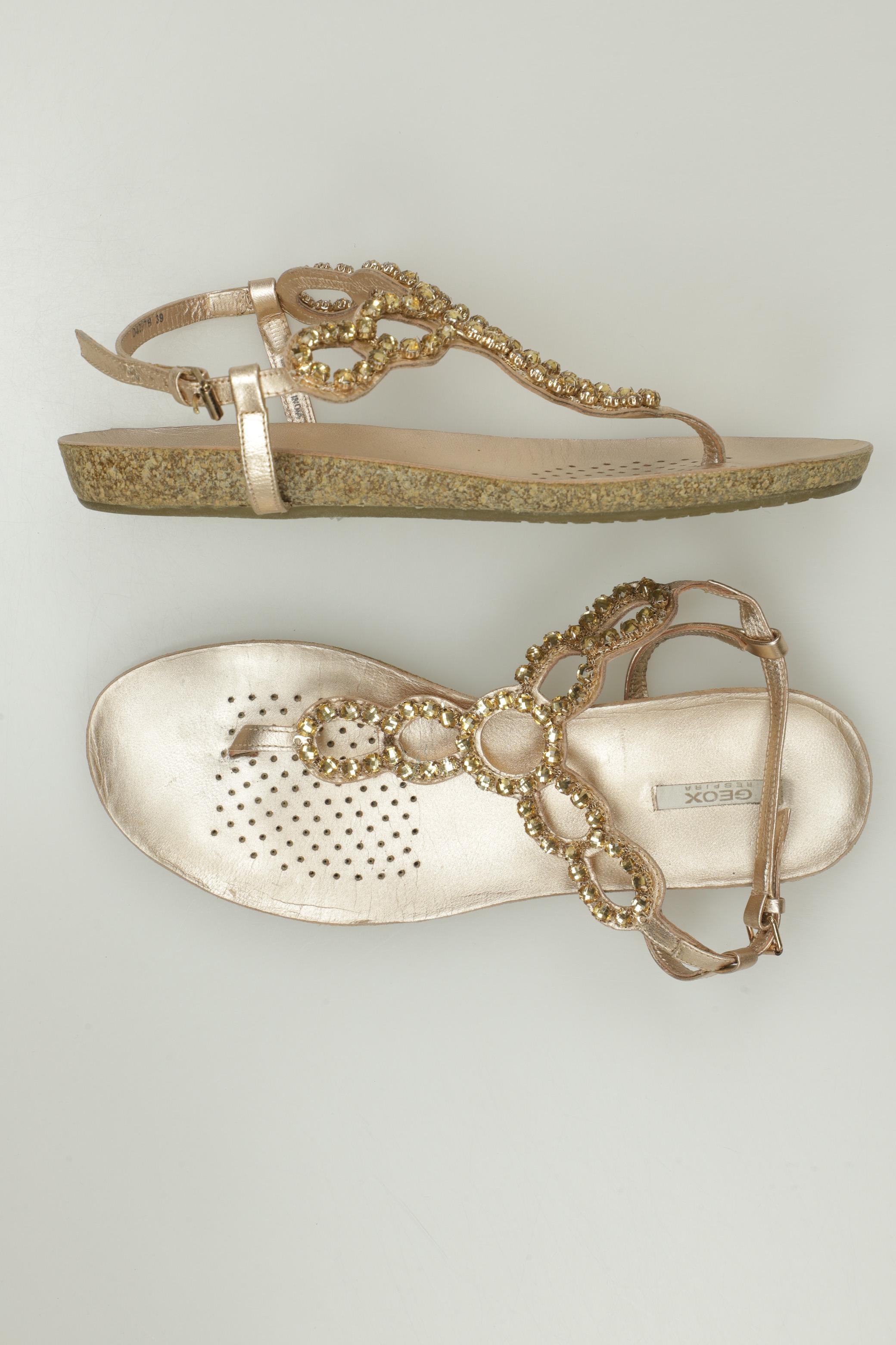 

Geox Damen Sandale, gold, Gr. 39