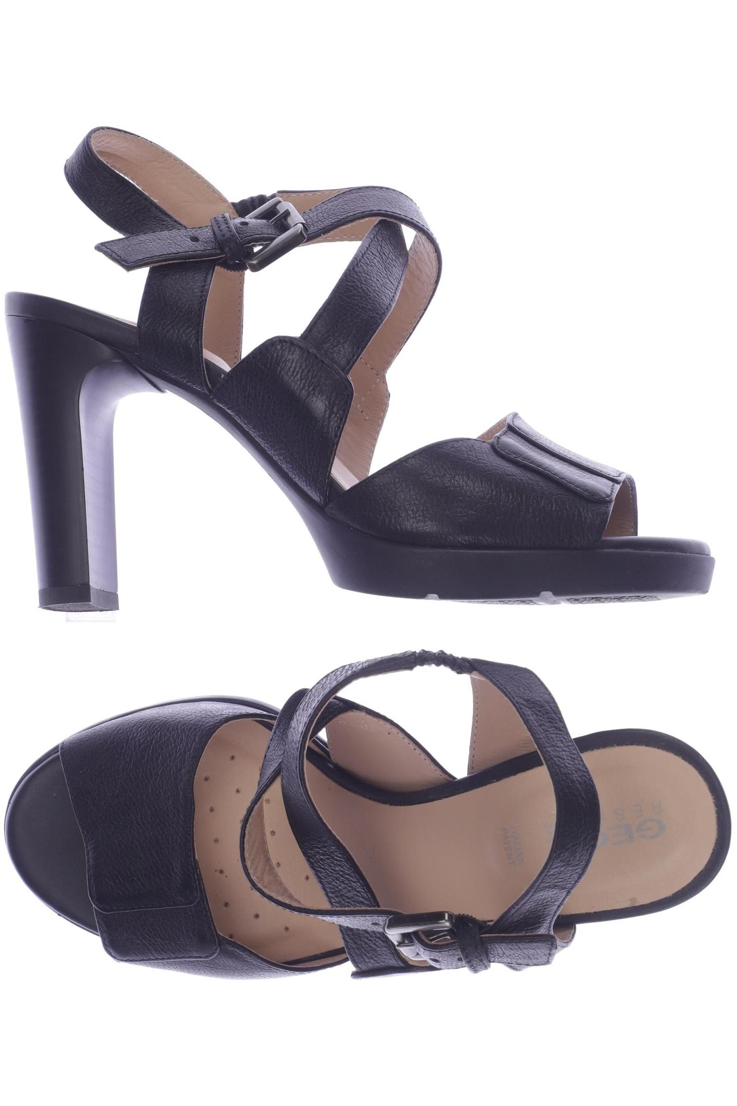 

Geox Damen Sandale, schwarz