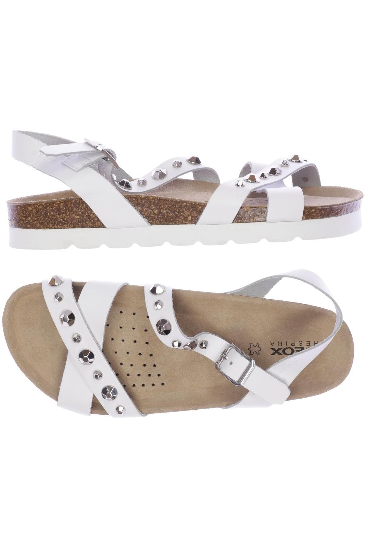 

Geox Damen Sandale, weiß, Gr. 39