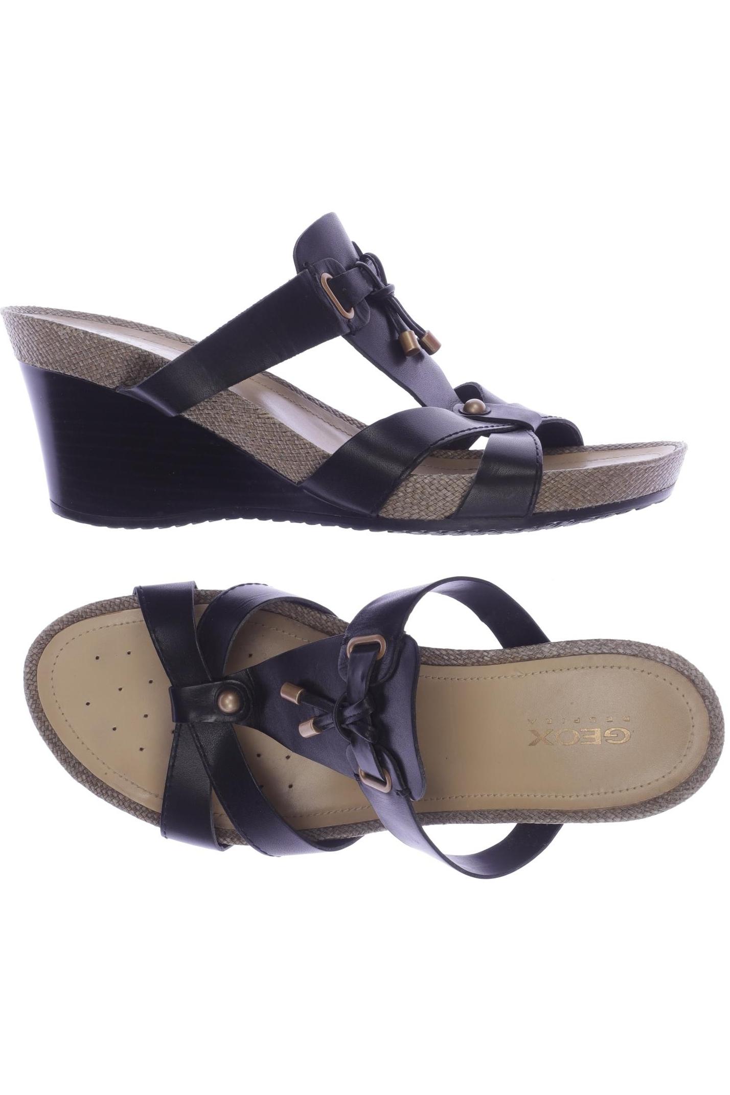 

Geox Damen Sandale, schwarz