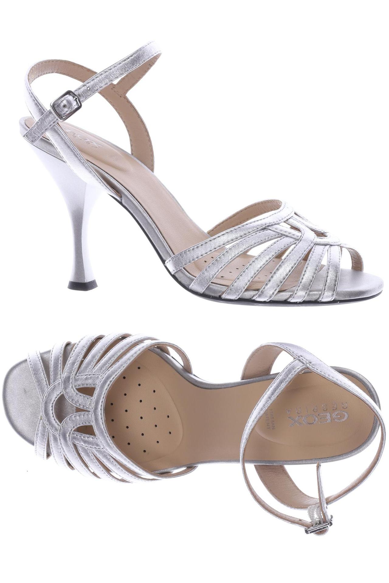 

Geox Damen Sandale, silber, Gr. 38.5