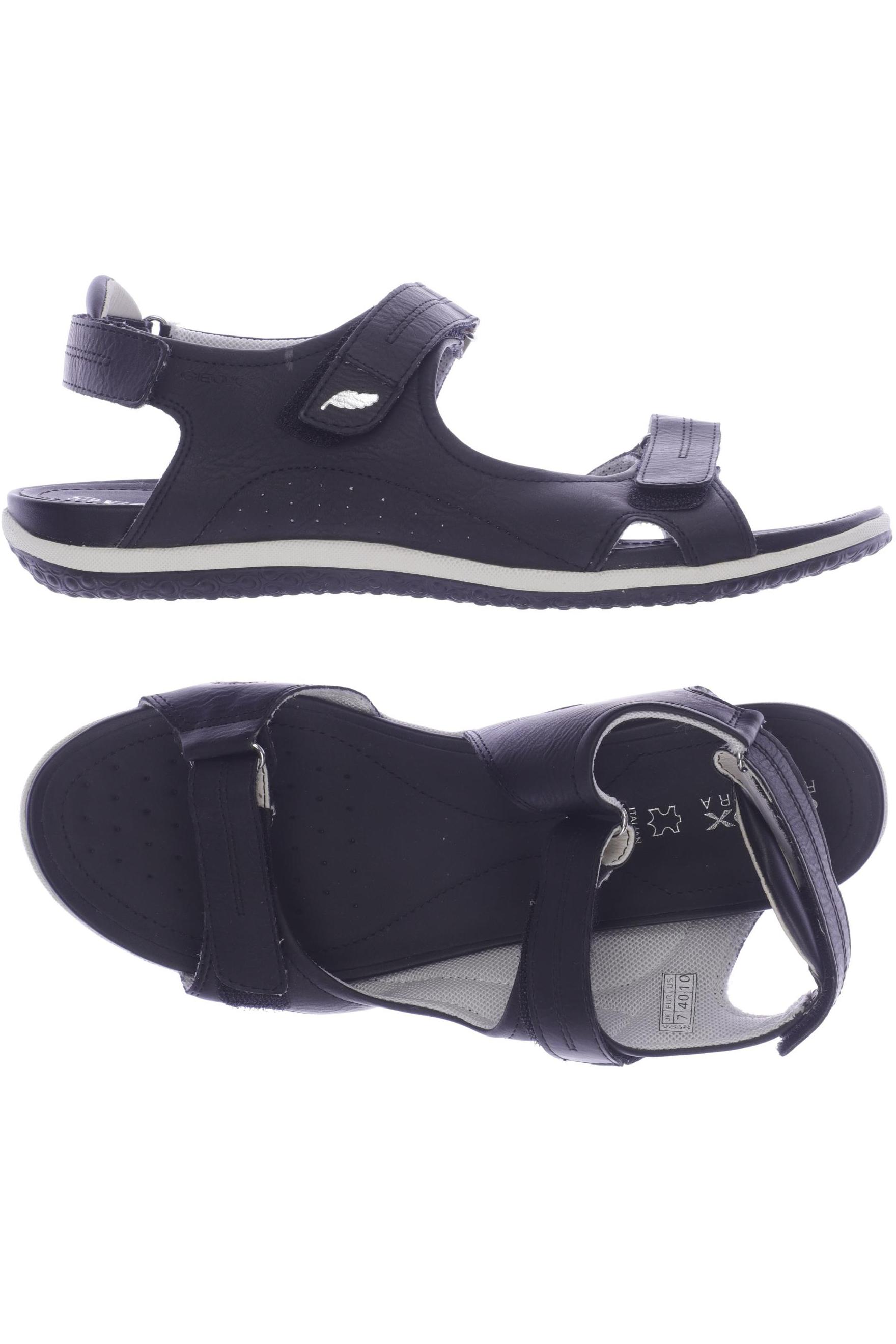 

Geox Damen Sandale, schwarz