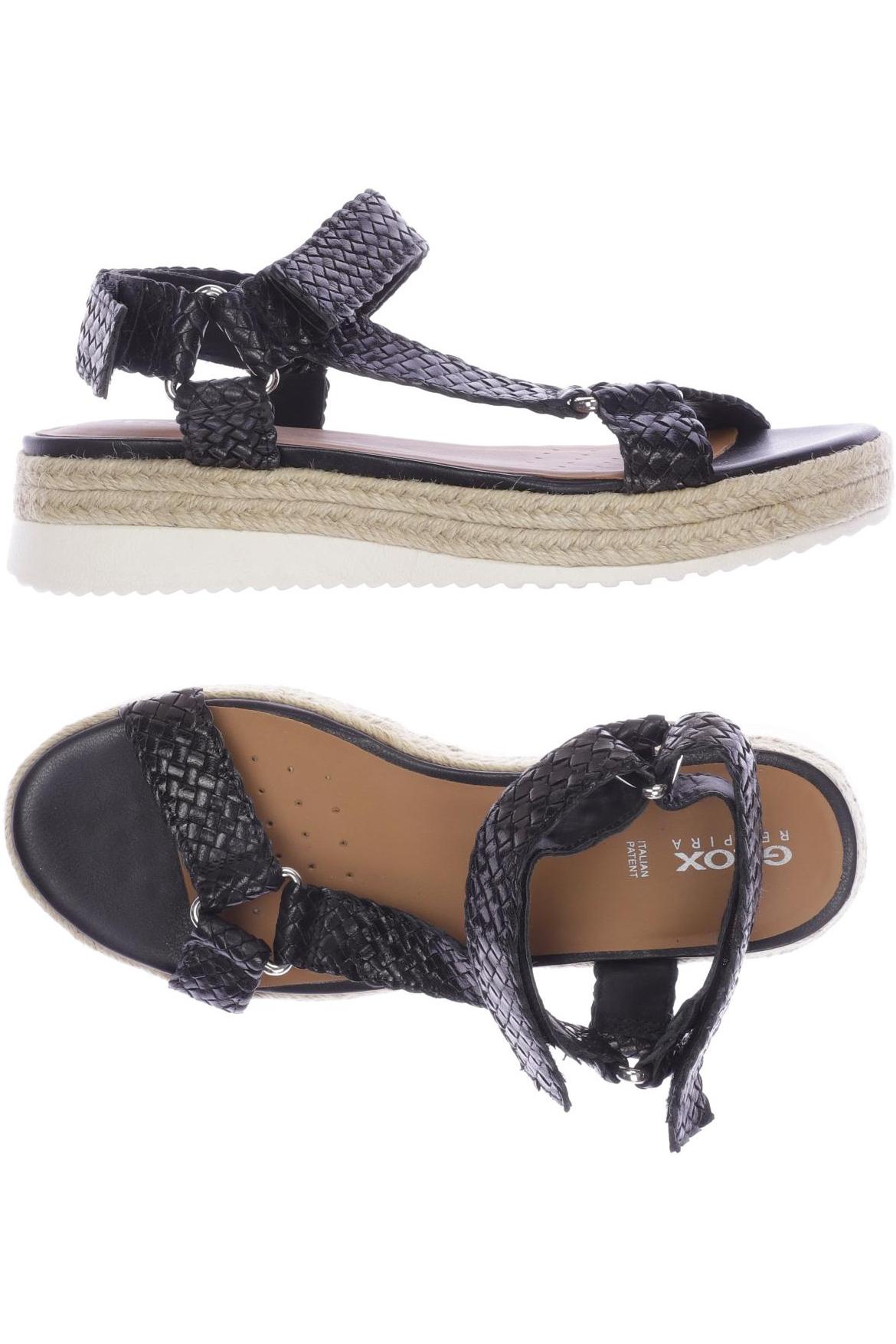 

Geox Damen Sandale, schwarz