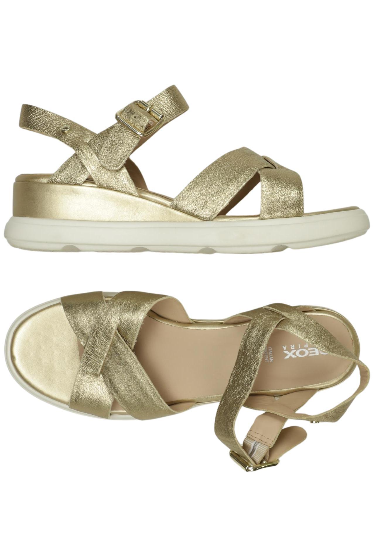 

Geox Damen Sandale, gold, Gr. 39