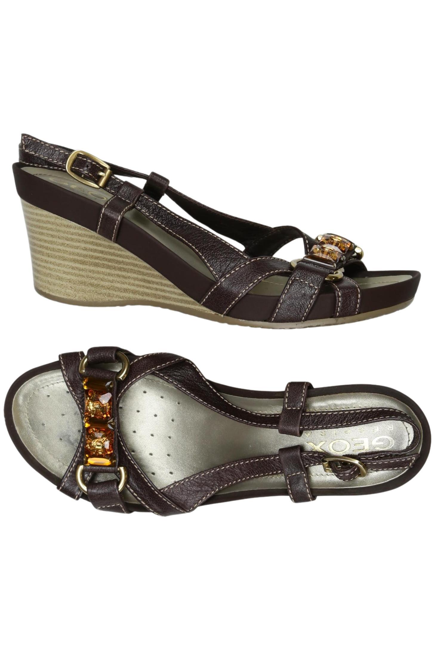 

Geox Damen Sandale, braun, Gr. 37