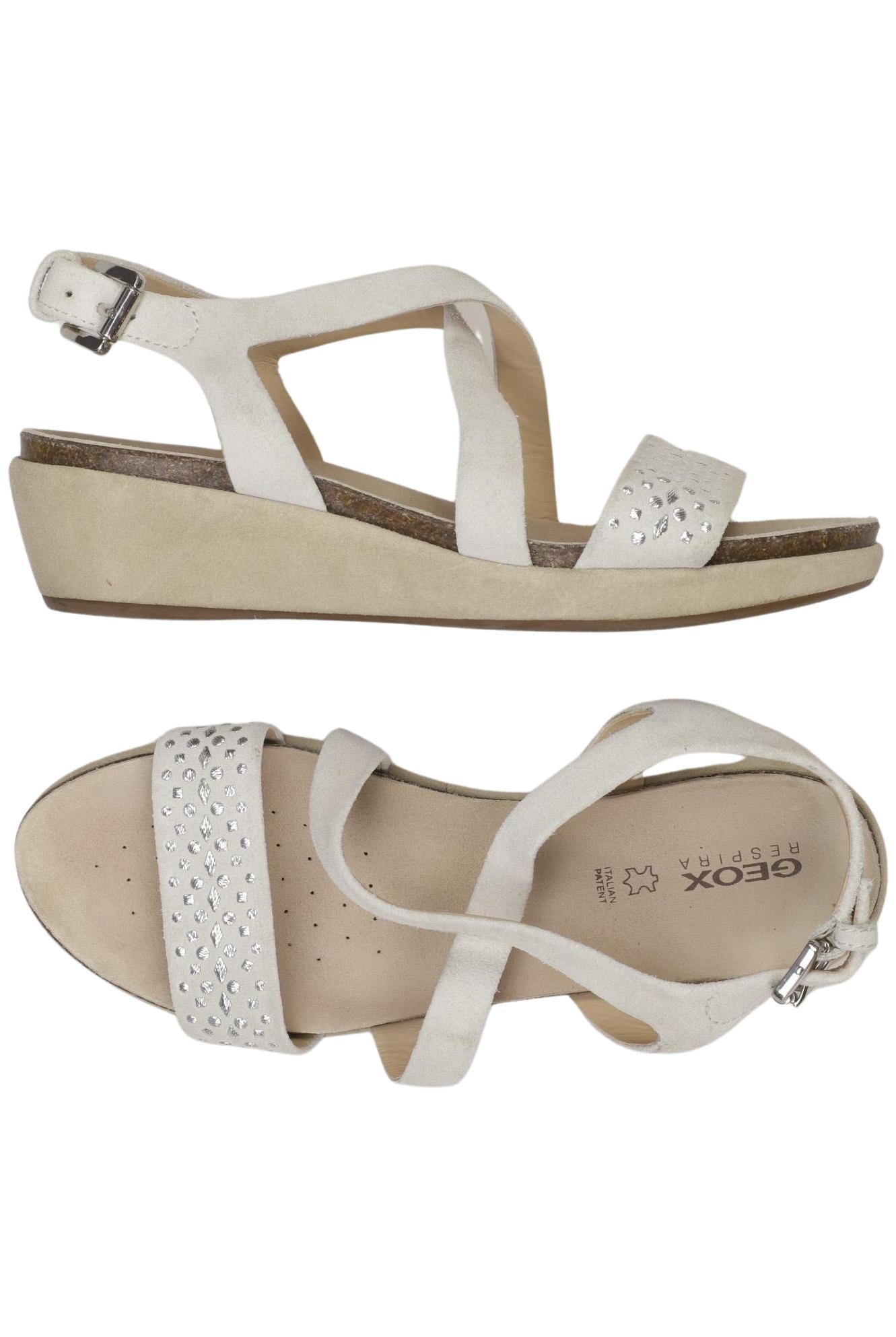 

Geox Damen Sandale, weiß, Gr. 39