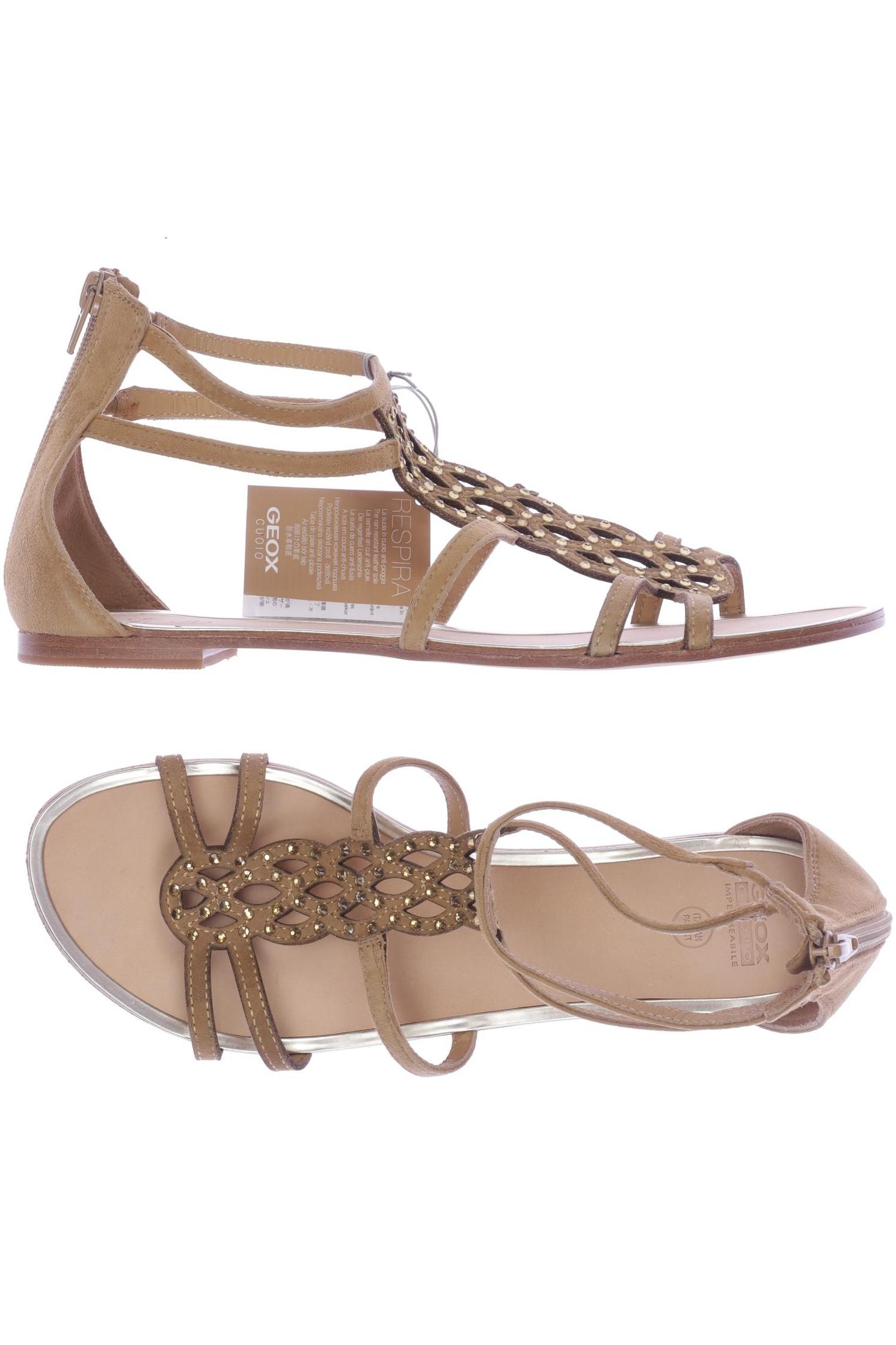

Geox Damen Sandale, beige, Gr. 41