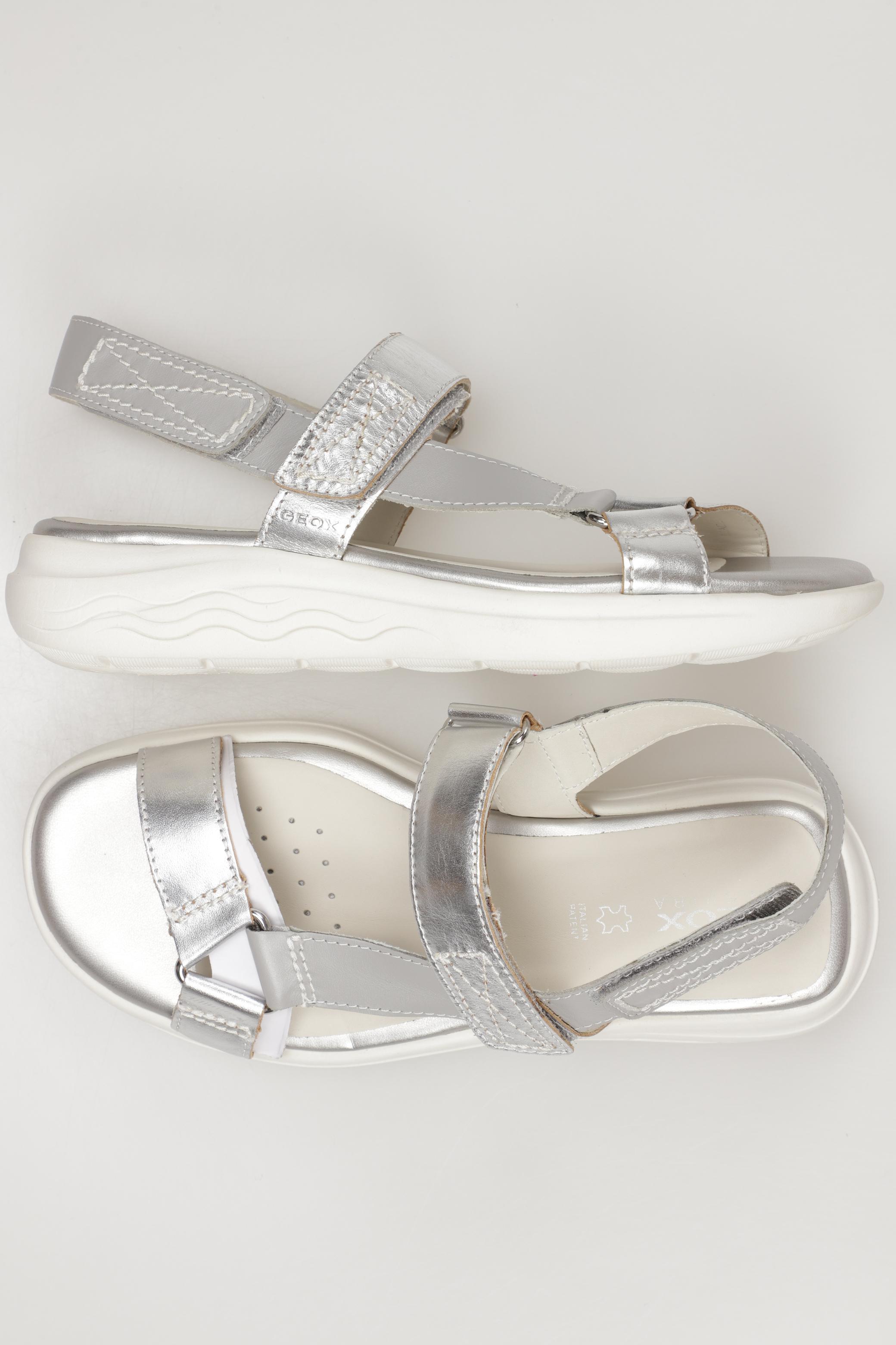 

Geox Damen Sandale, silber, Gr. 37