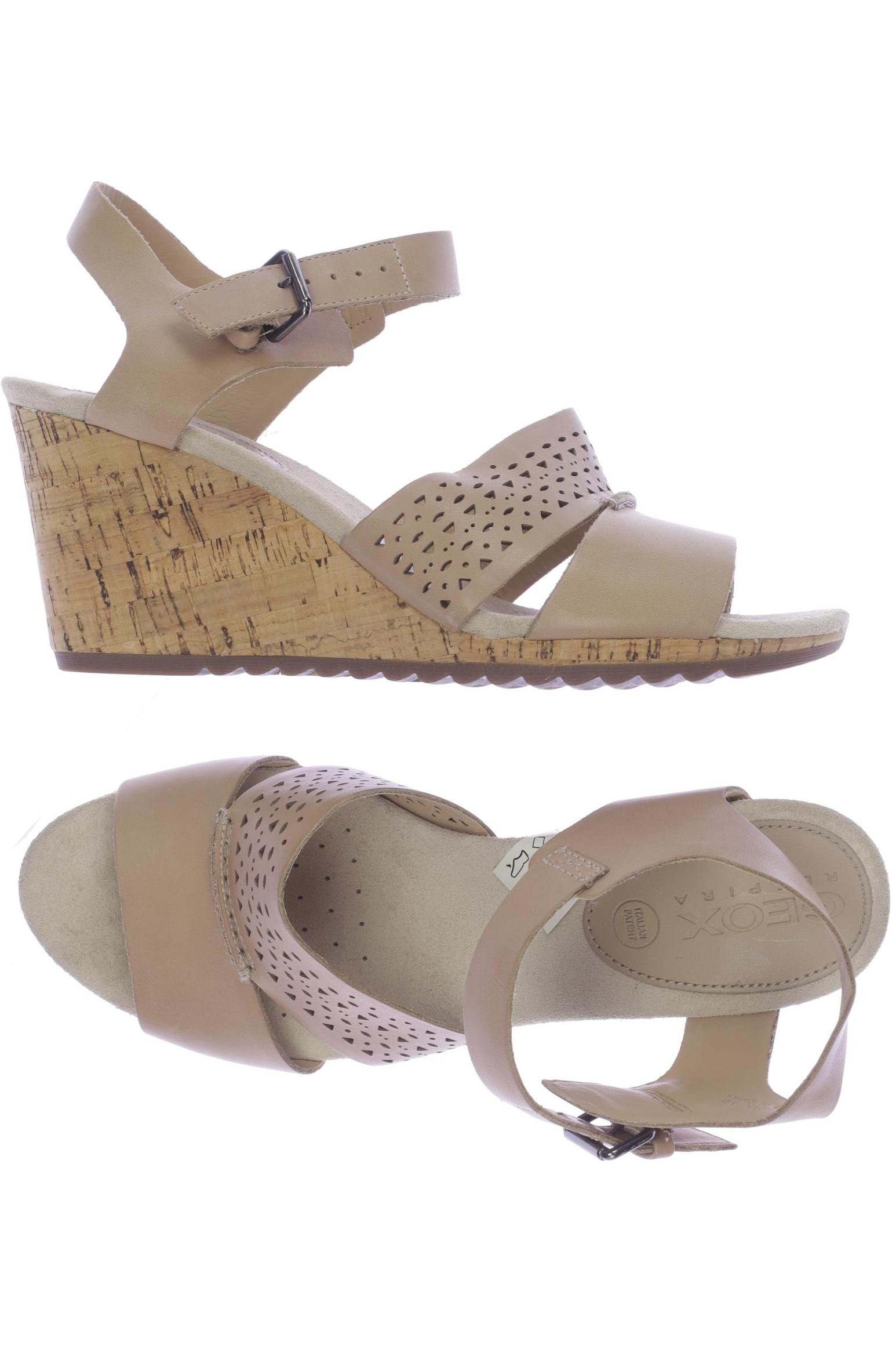 

Geox Damen Sandale, beige, Gr. 40