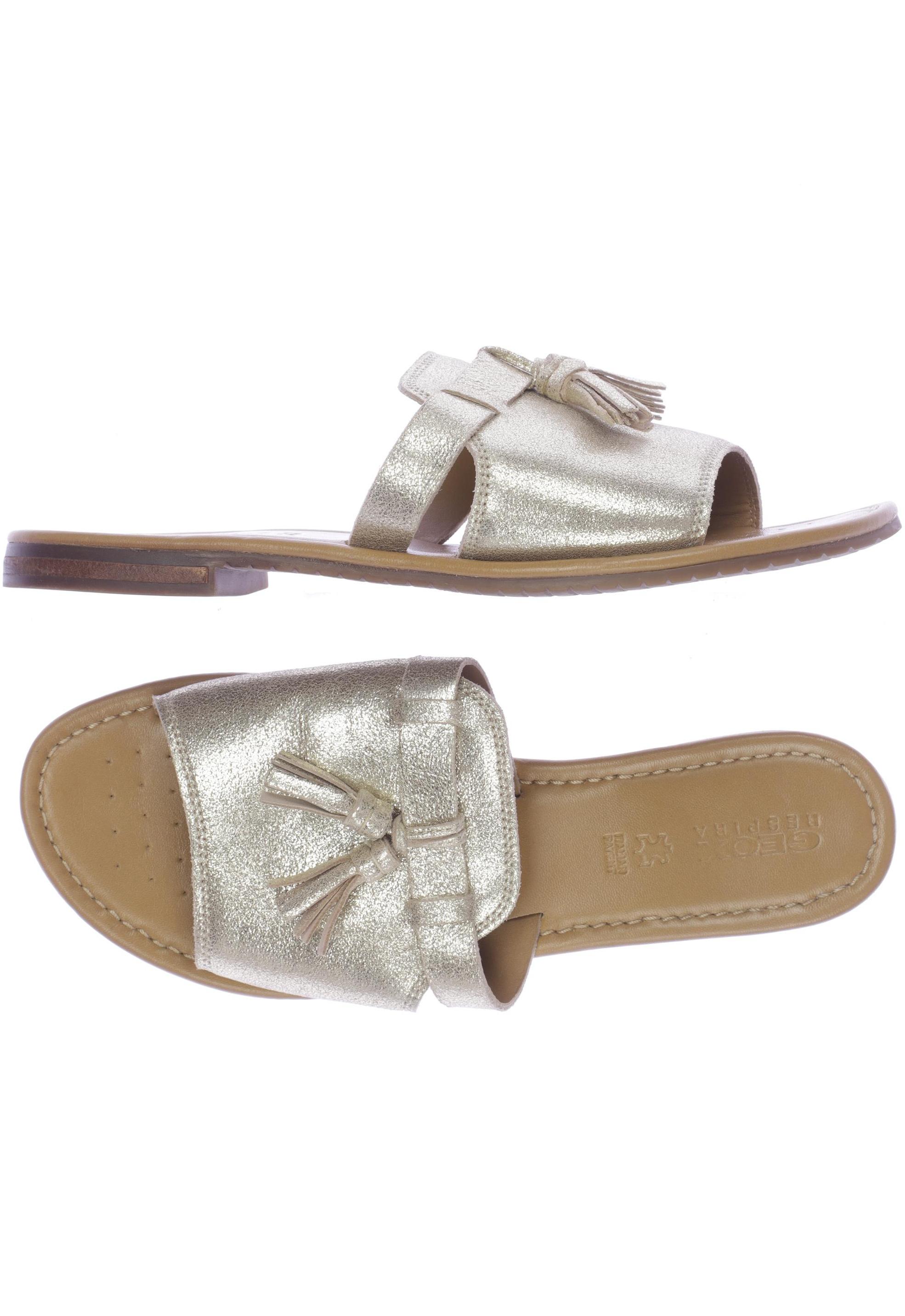 

Geox Damen Sandale, gold, Gr. 38