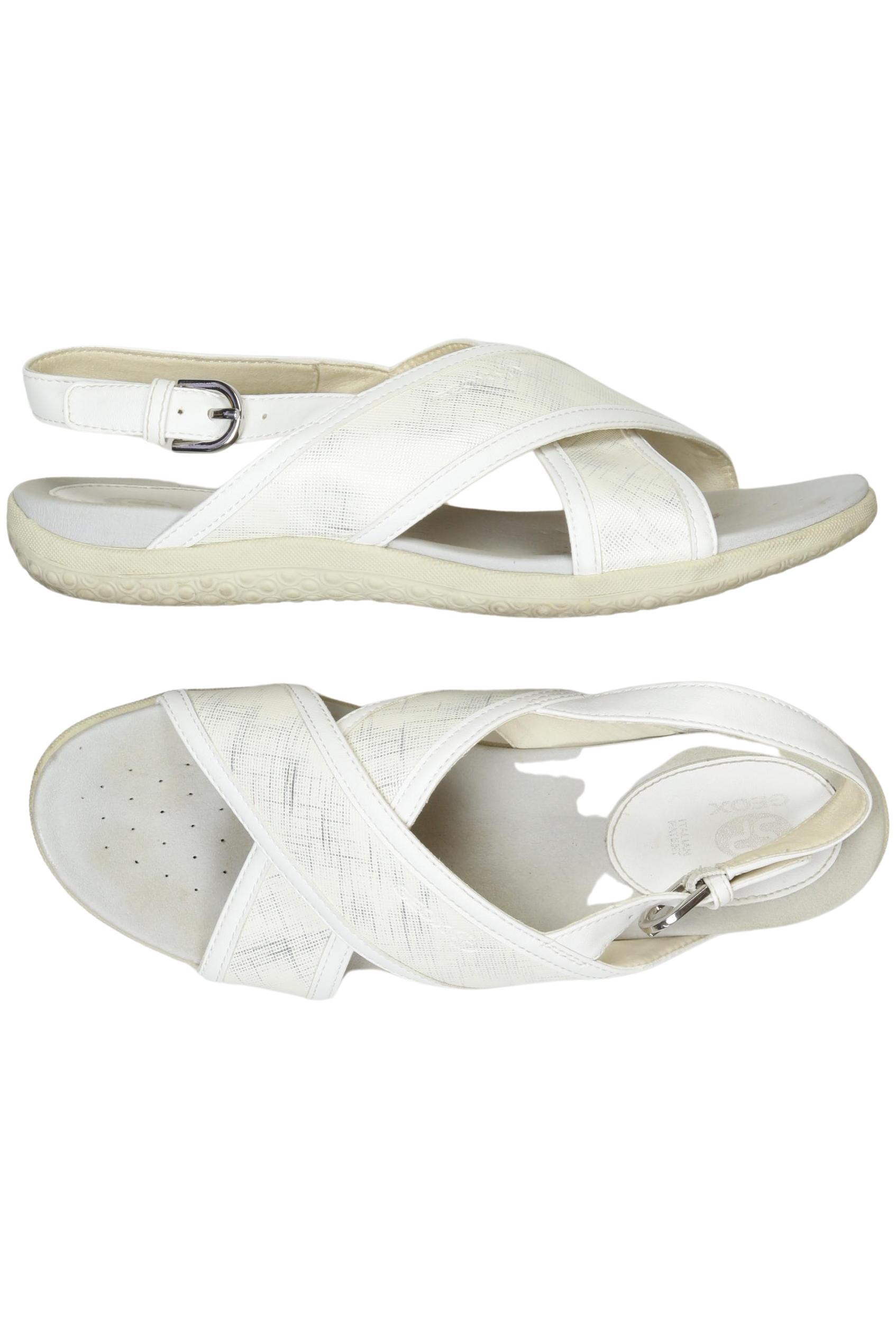 

Geox Damen Sandale, weiß, Gr. 39