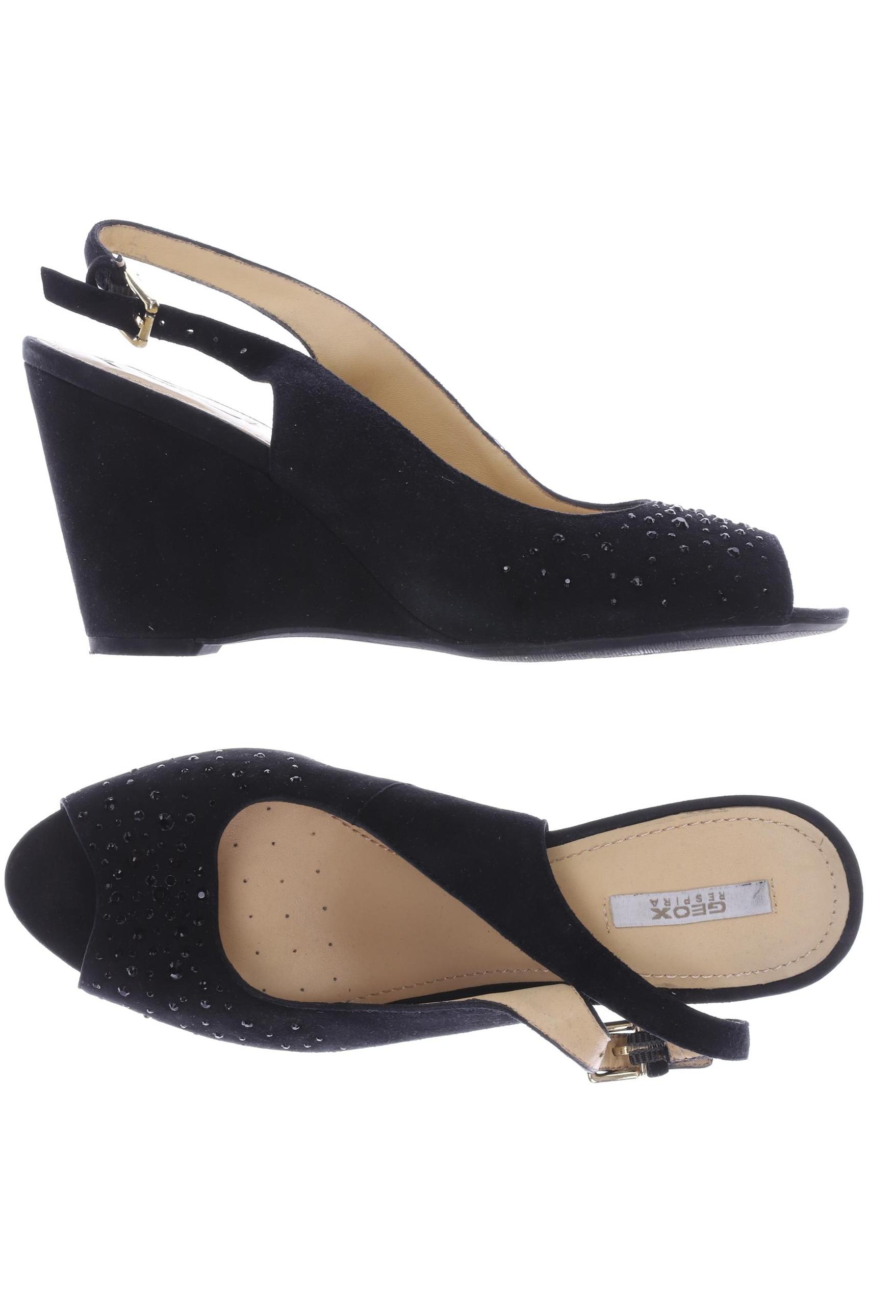 

Geox Damen Sandale, schwarz
