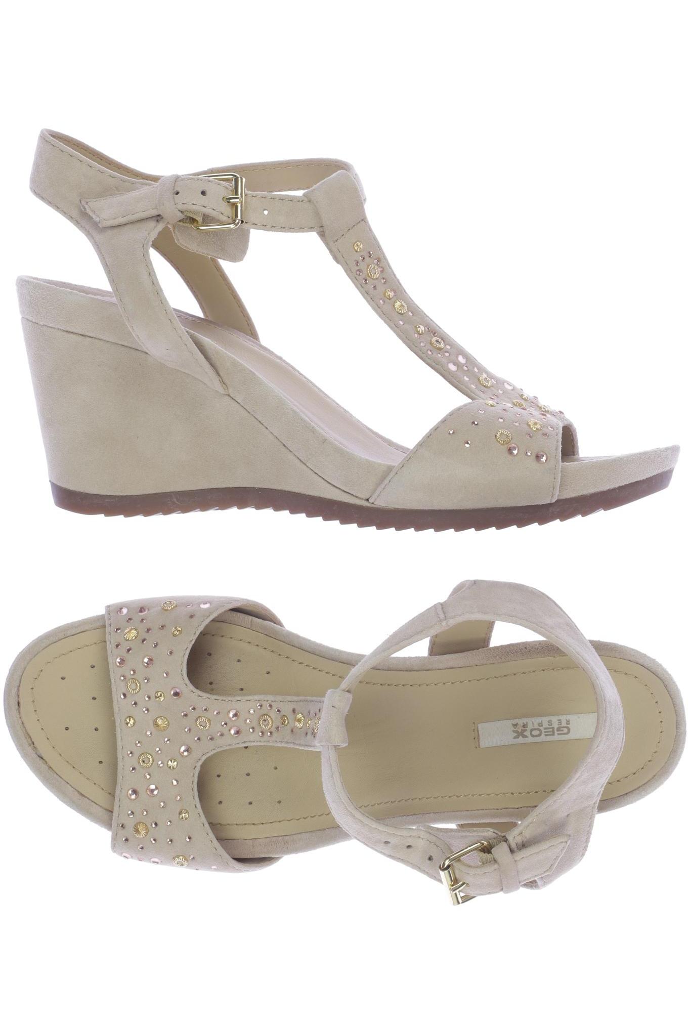 

Geox Damen Sandale, beige, Gr. 37