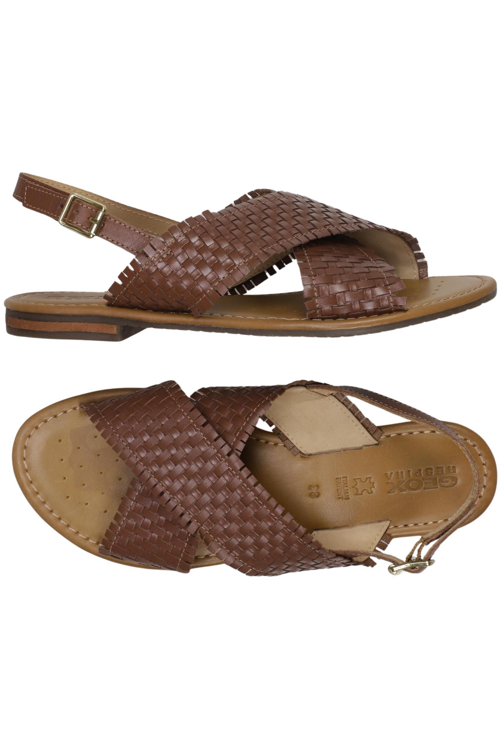 

Geox Damen Sandale, braun, Gr. 38