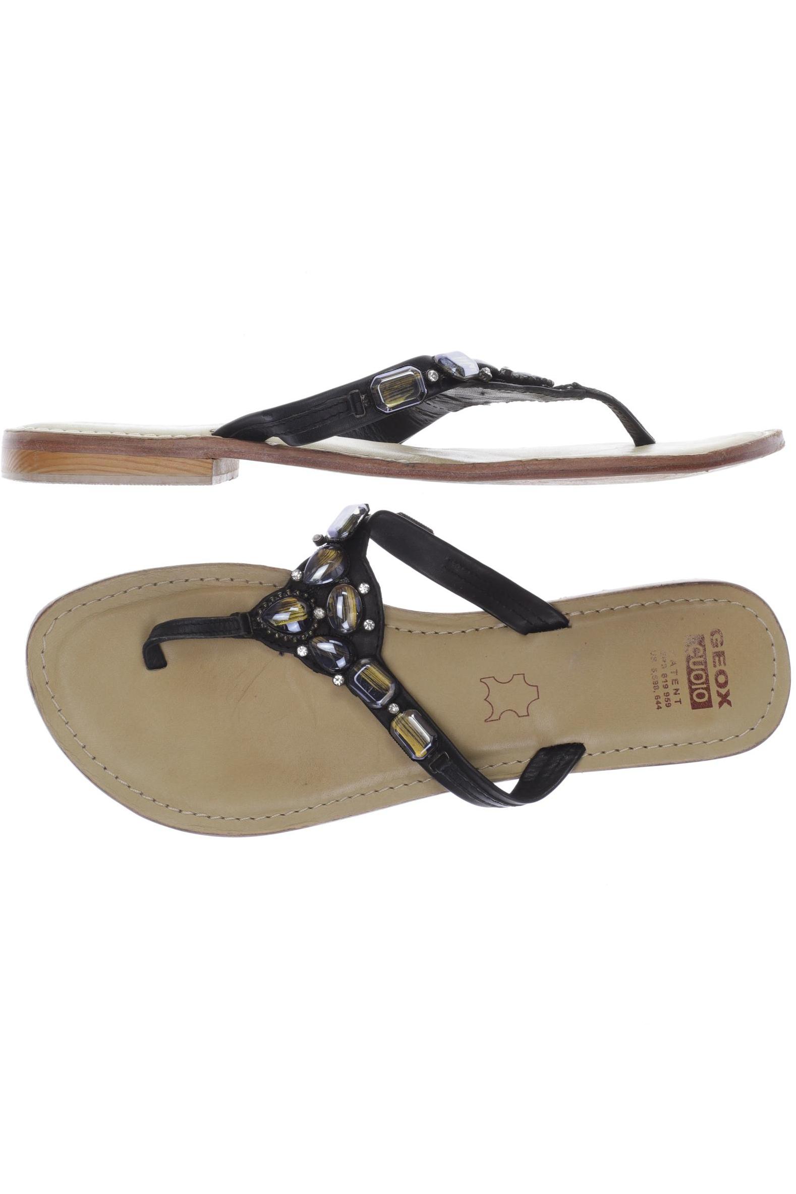 

Geox Damen Sandale, schwarz