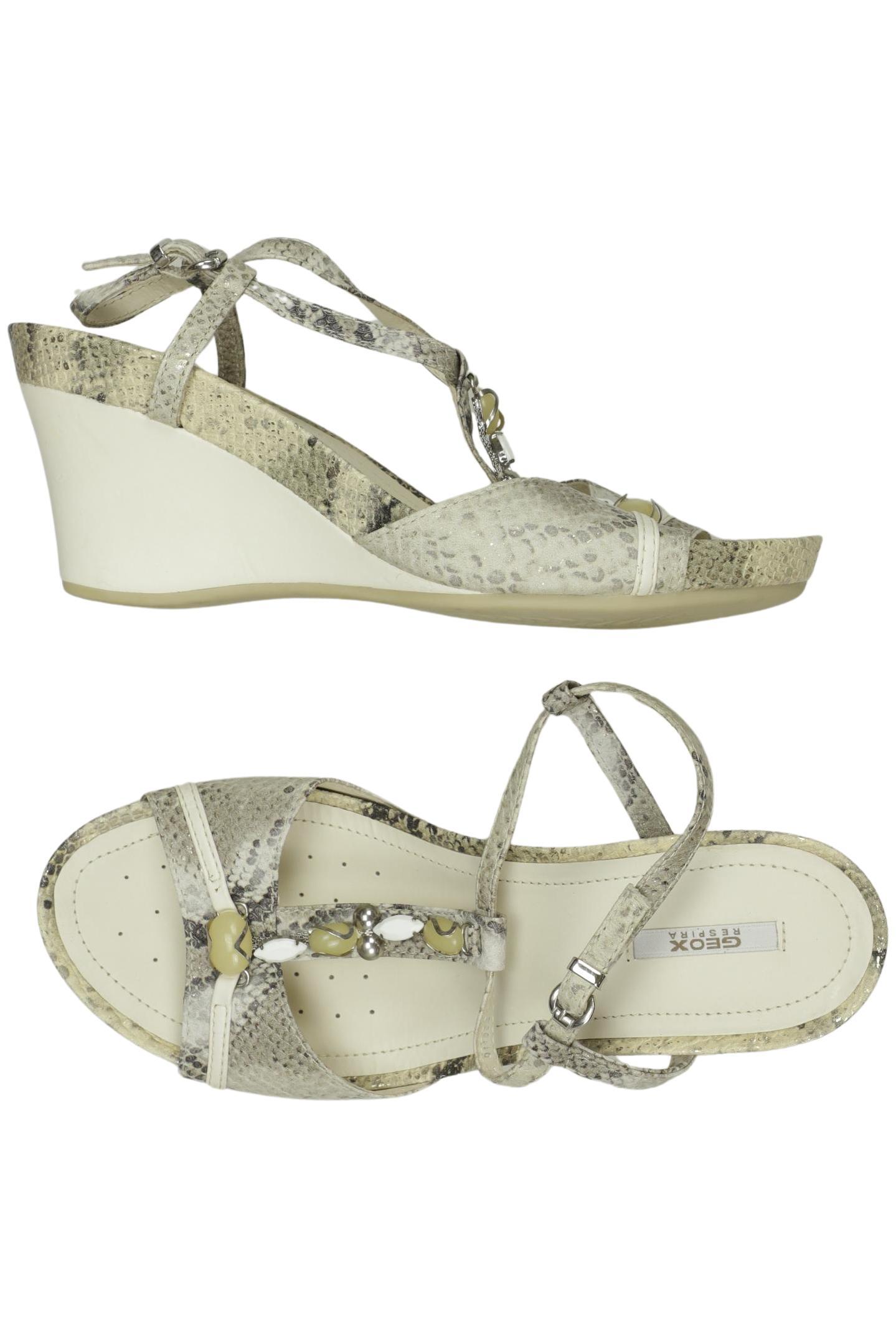 

Geox Damen Sandale, beige, Gr. 38.5