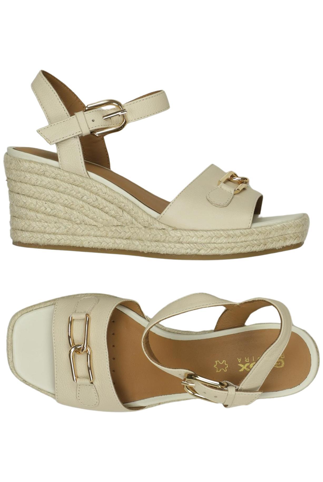 

Geox Damen Sandale, cremeweiß, Gr. 36