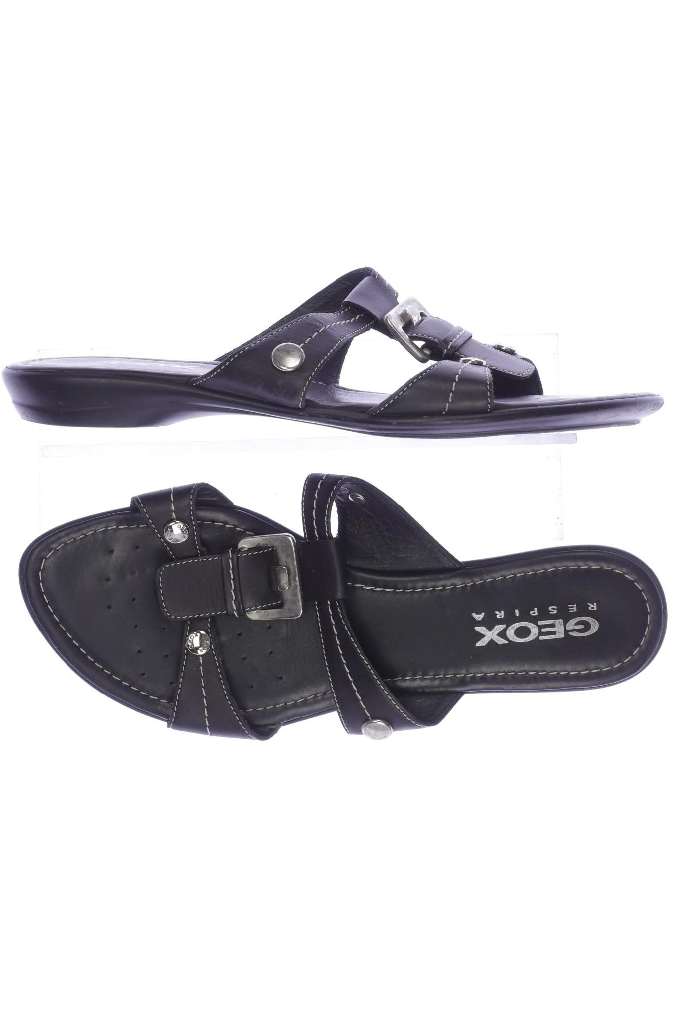 

Geox Damen Sandale, schwarz