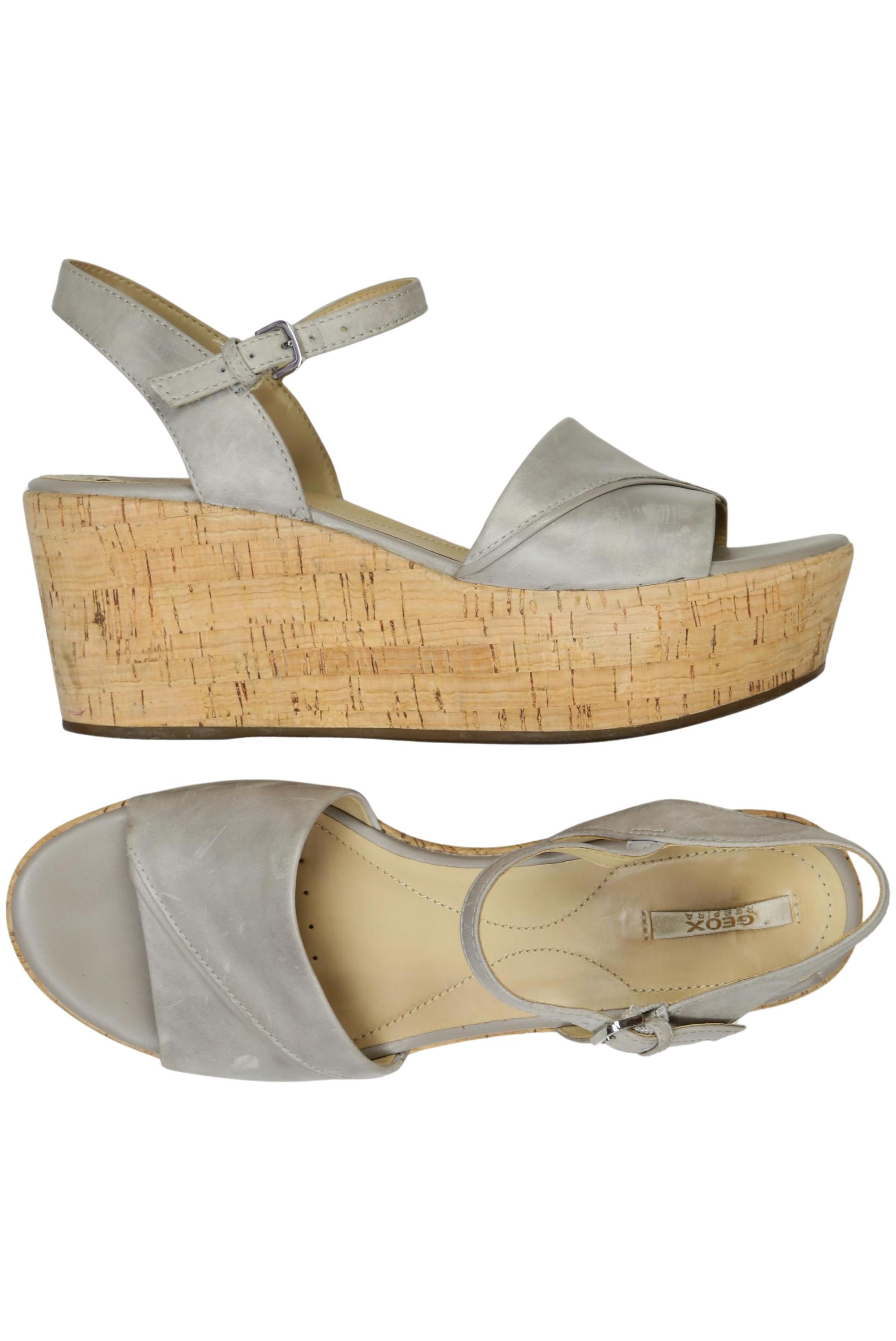 

Geox Damen Sandale, grau, Gr. 38