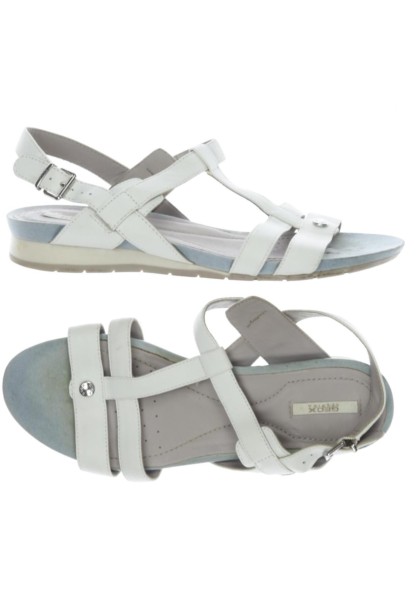 

Geox Damen Sandale, weiß, Gr. 39.5
