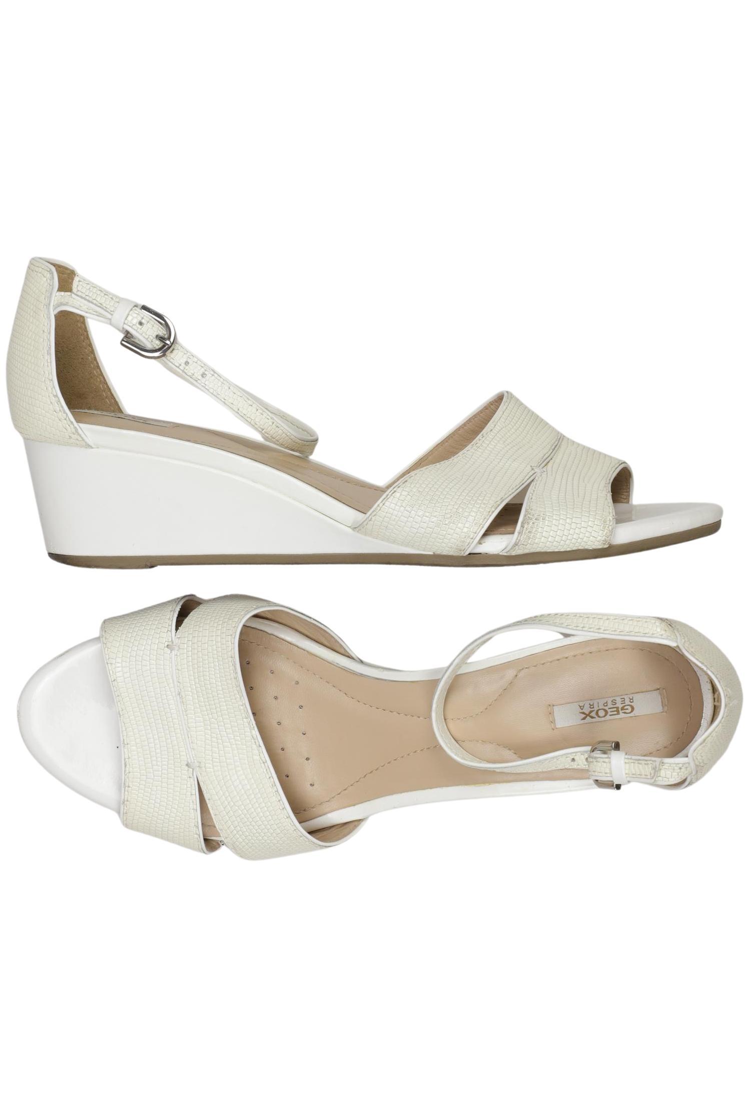 

Geox Damen Sandale, cremeweiß, Gr. 40