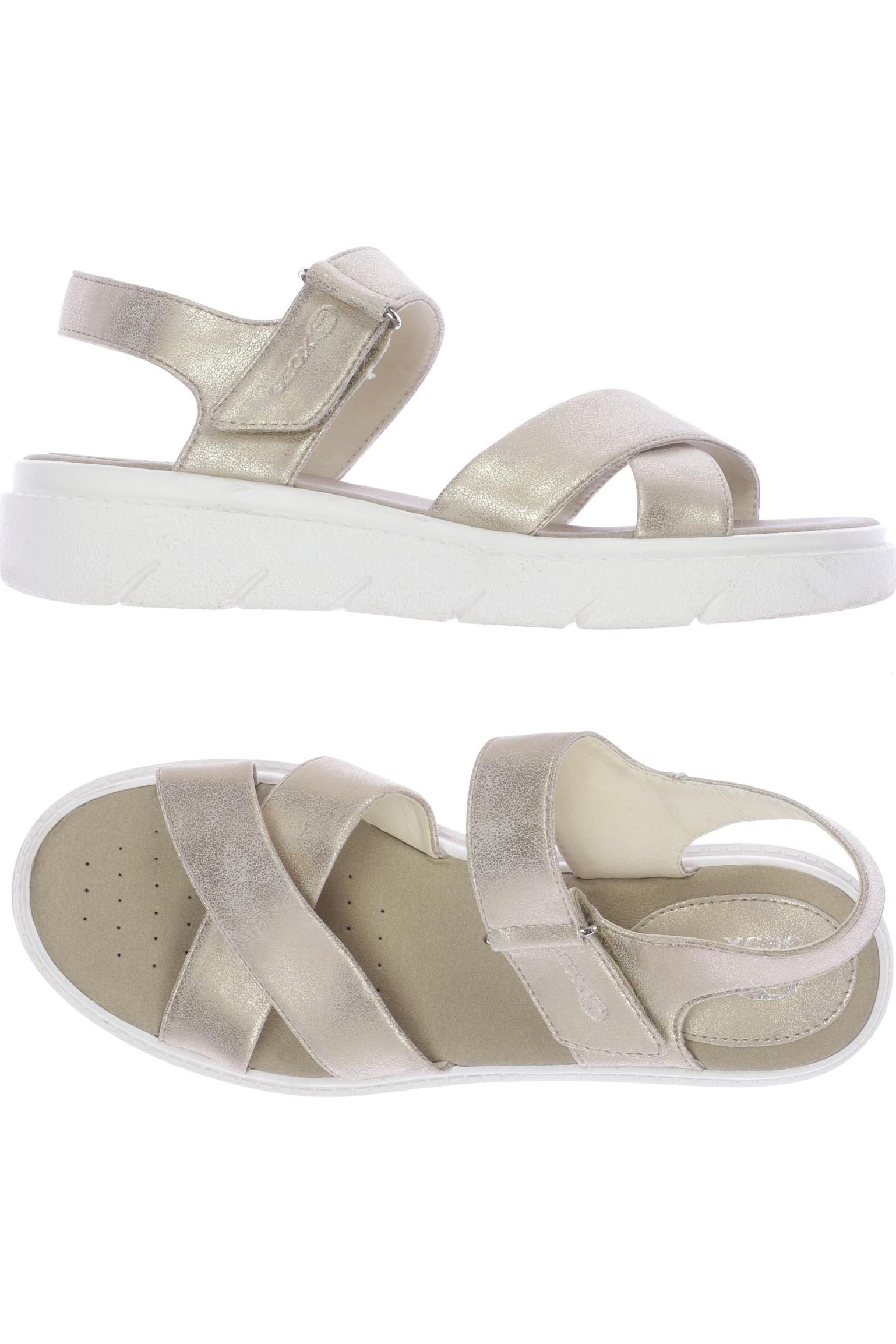 

Geox Damen Sandale, beige, Gr. 39