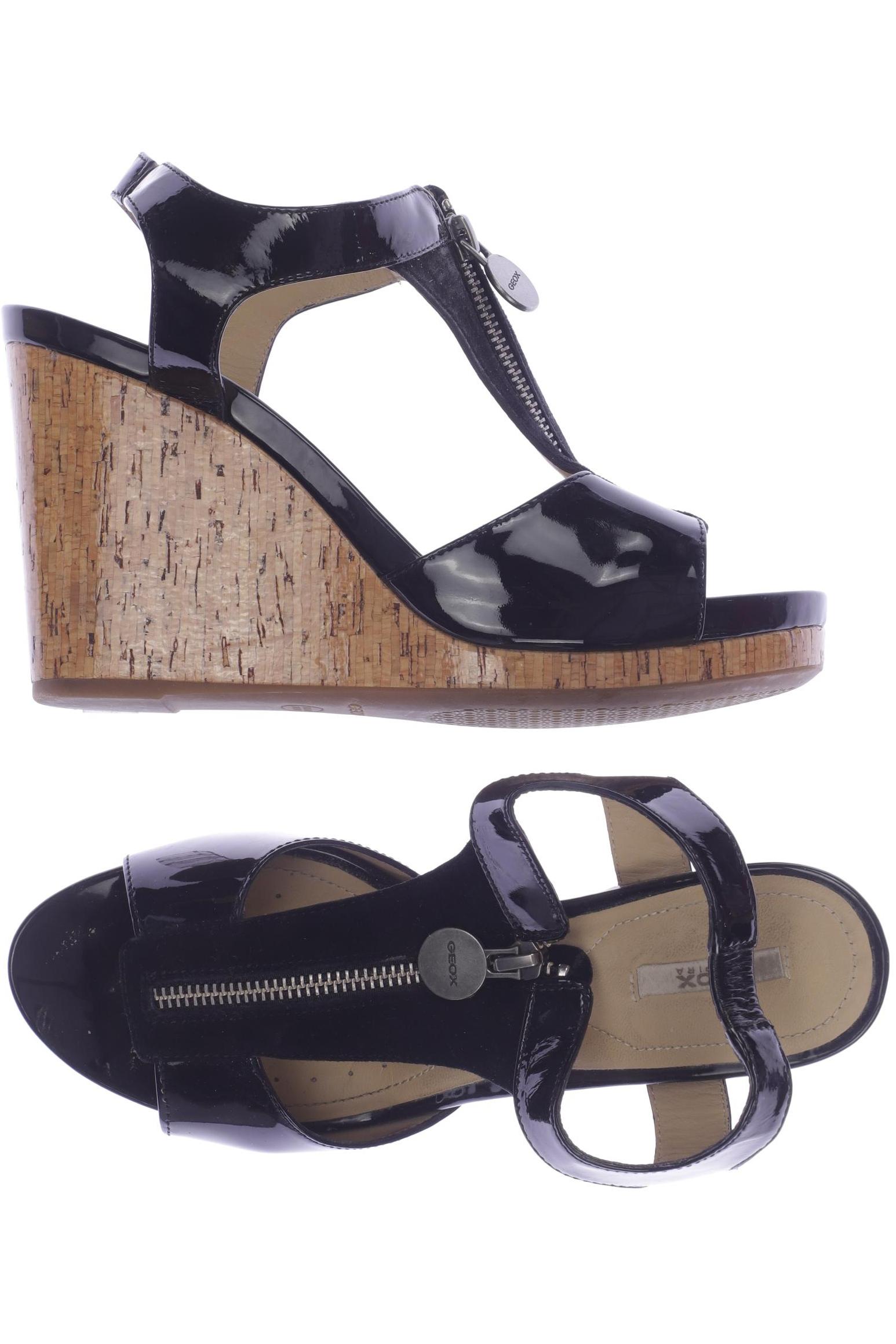 

Geox Damen Sandale, schwarz