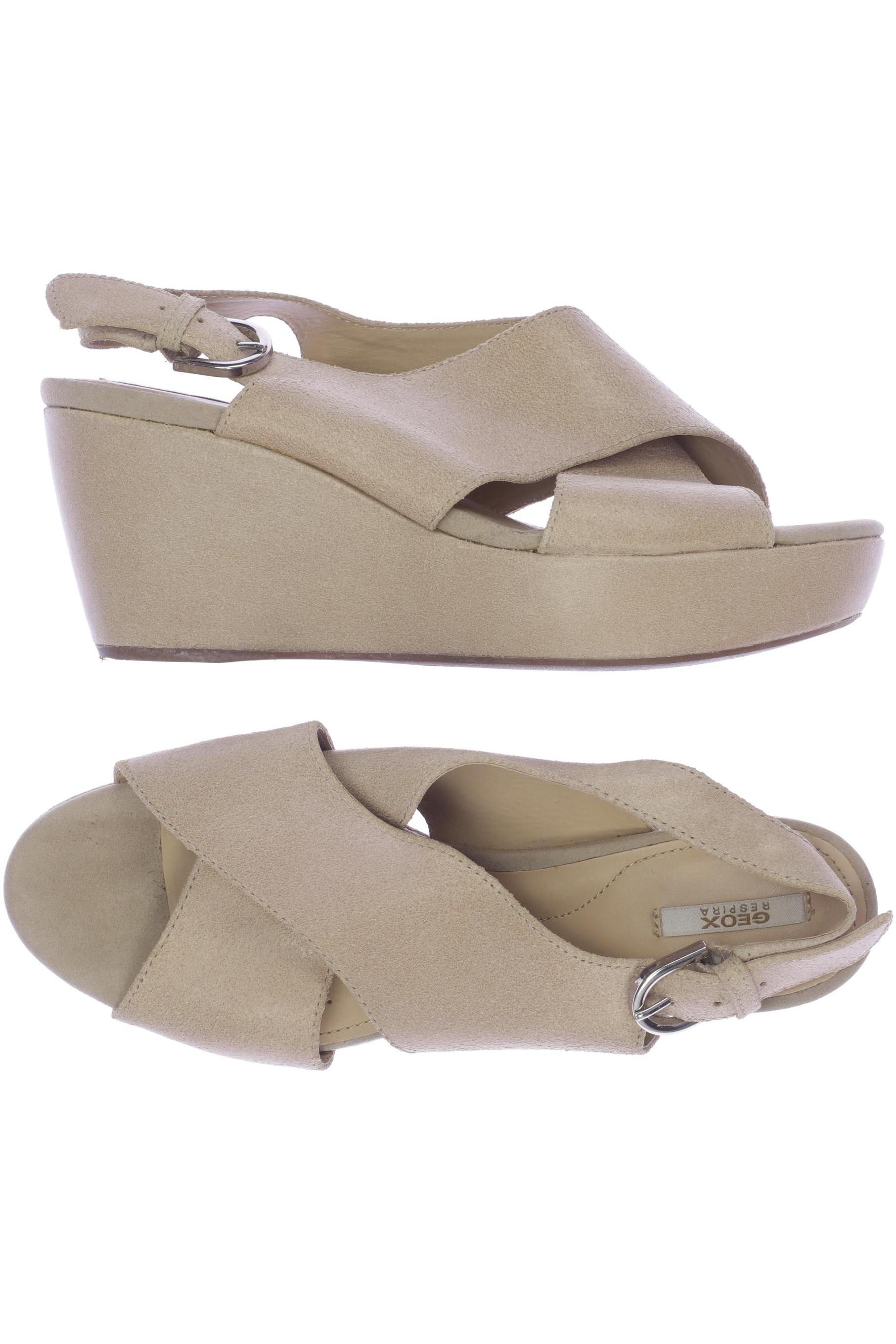 

Geox Damen Sandale, beige, Gr. 39