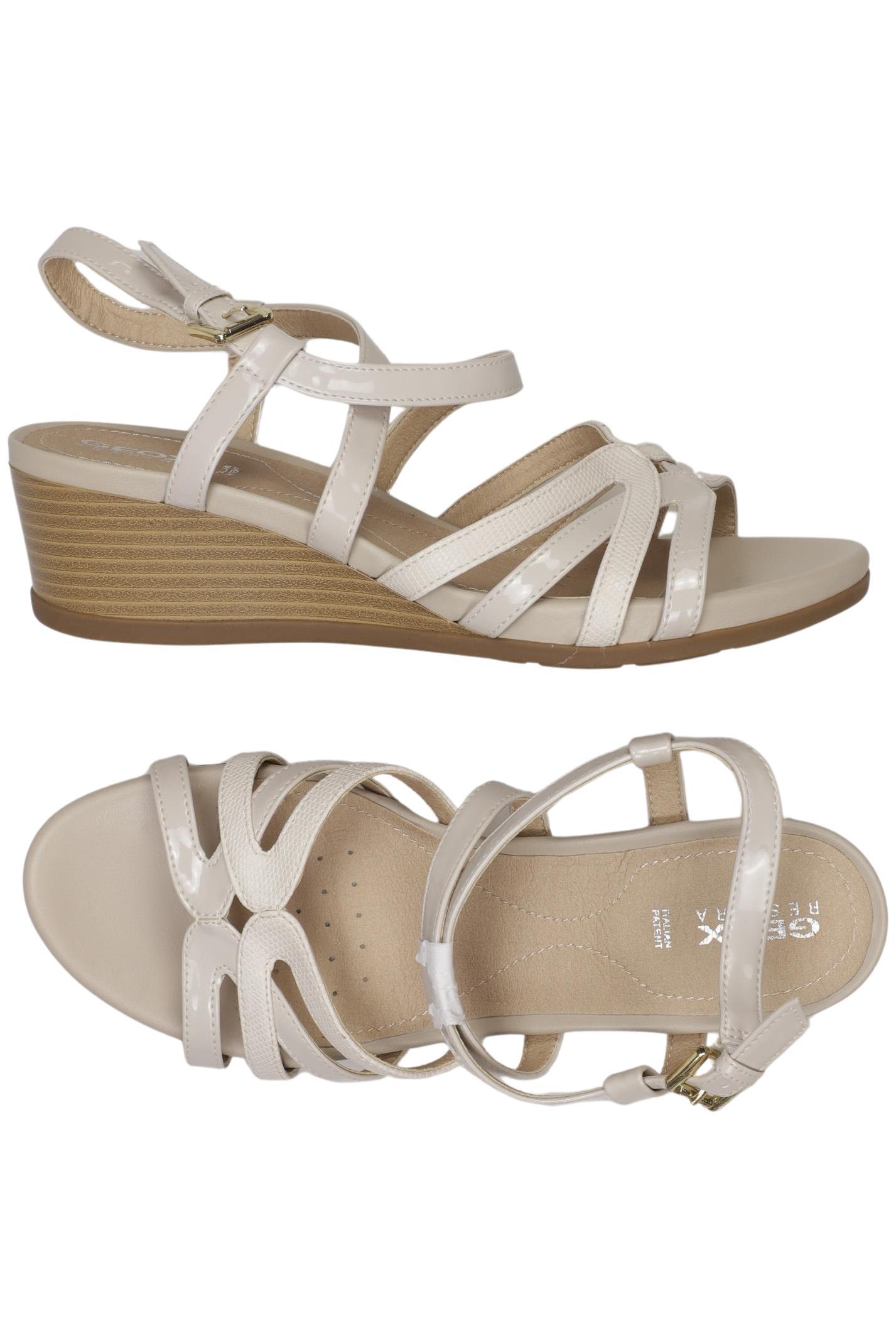 

Geox Damen Sandale, beige, Gr. 38