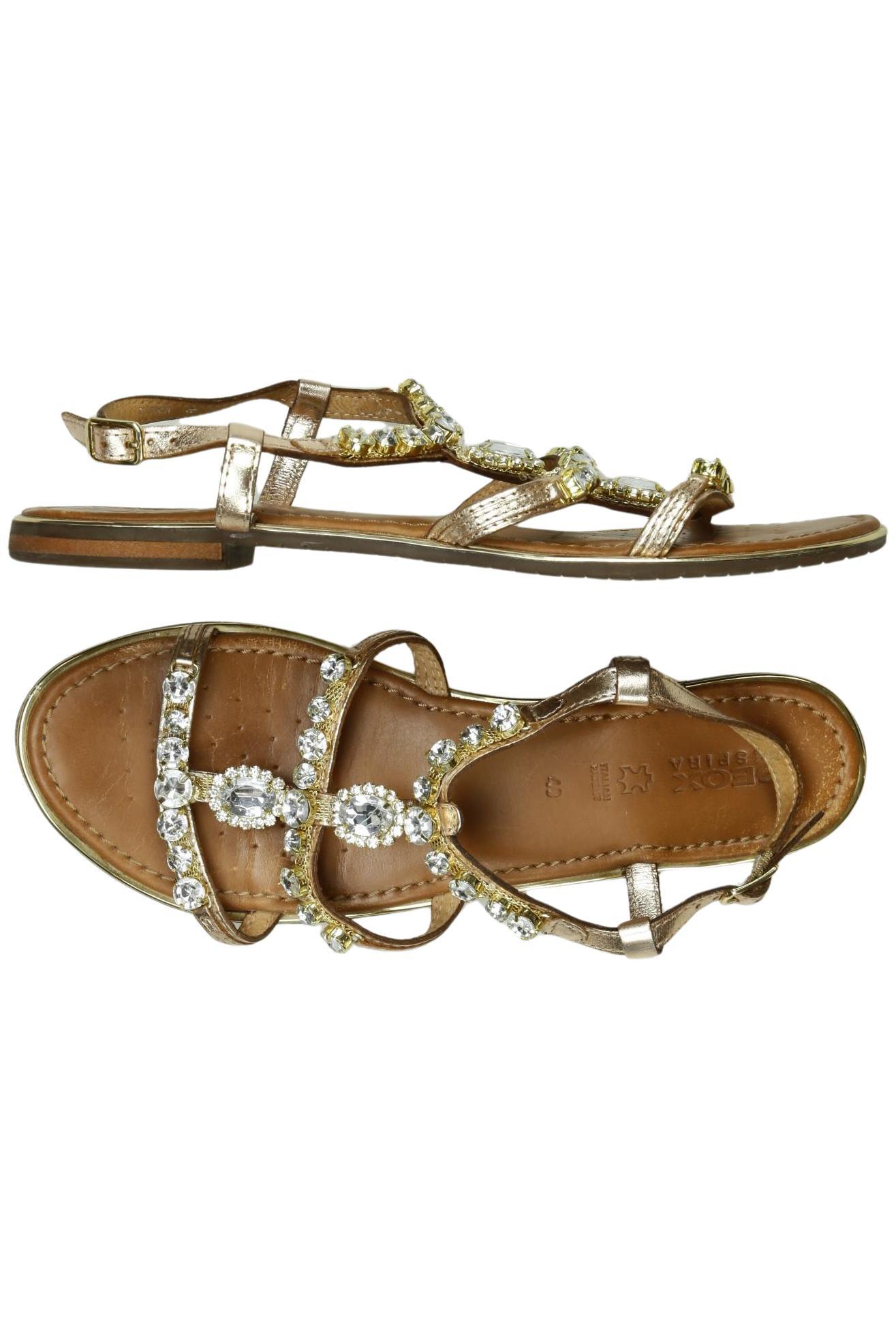 

Geox Damen Sandale, gold, Gr. 40