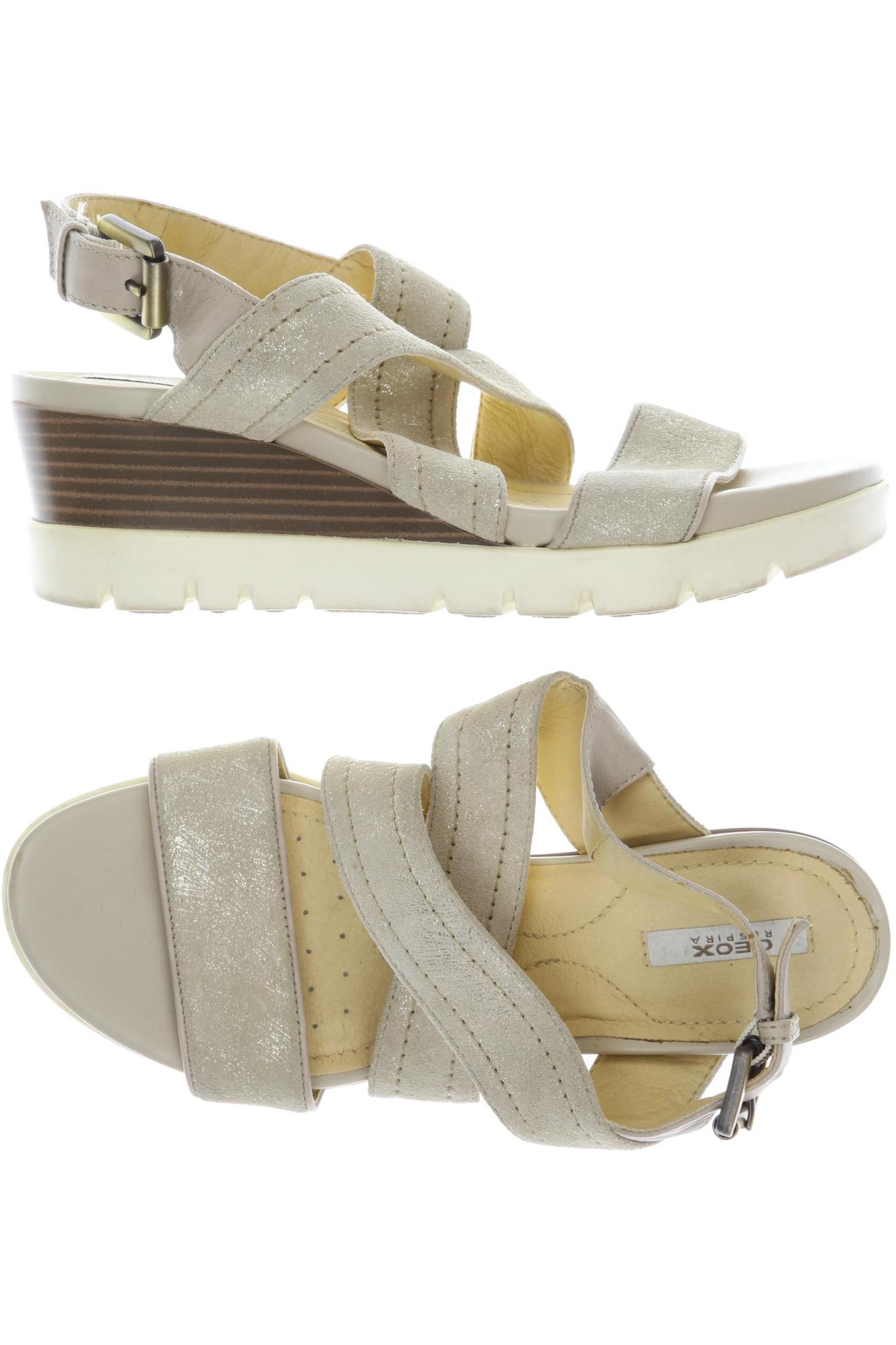 

Geox Damen Sandale, beige, Gr. 35