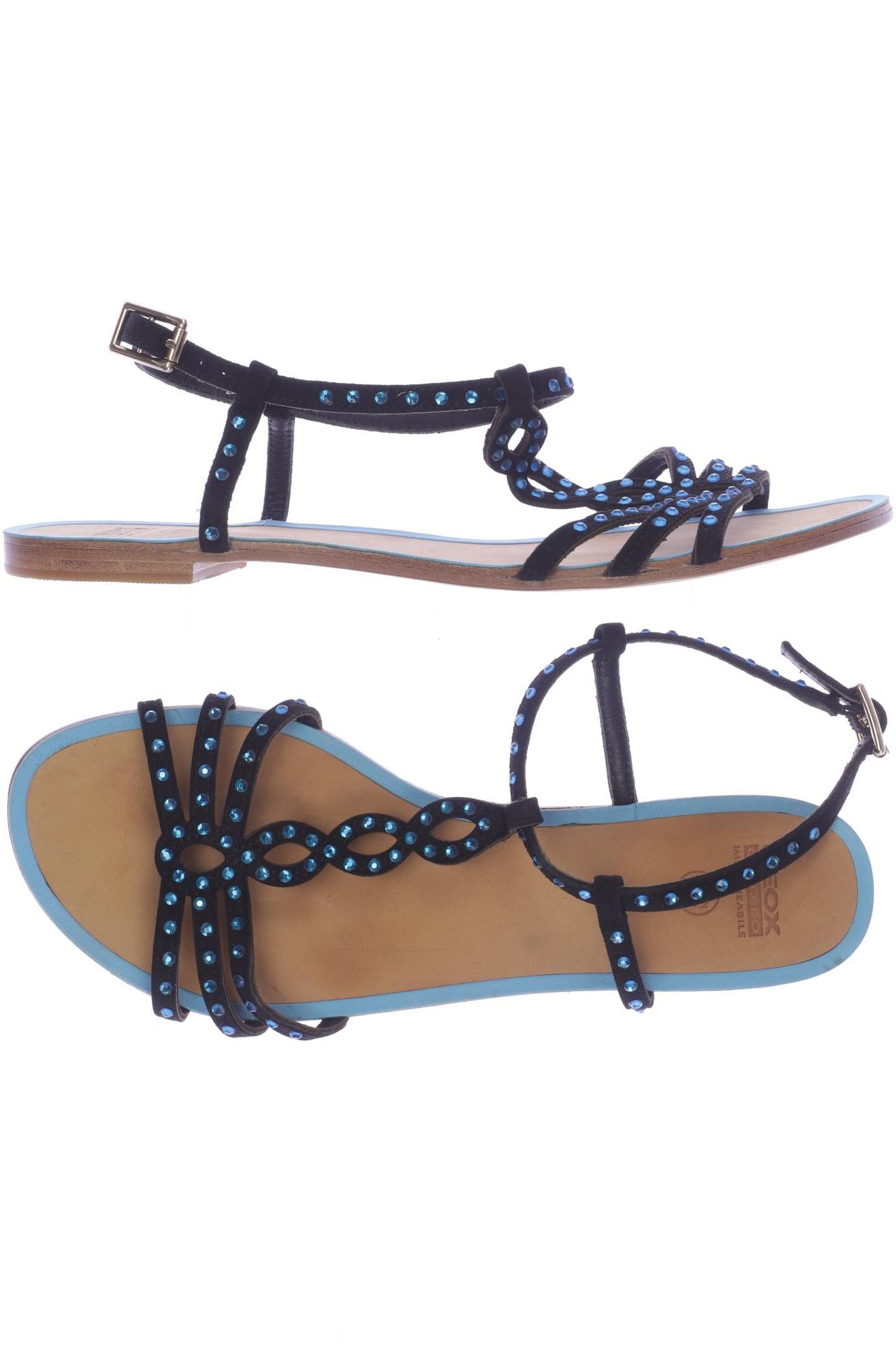 

Geox Damen Sandale, schwarz