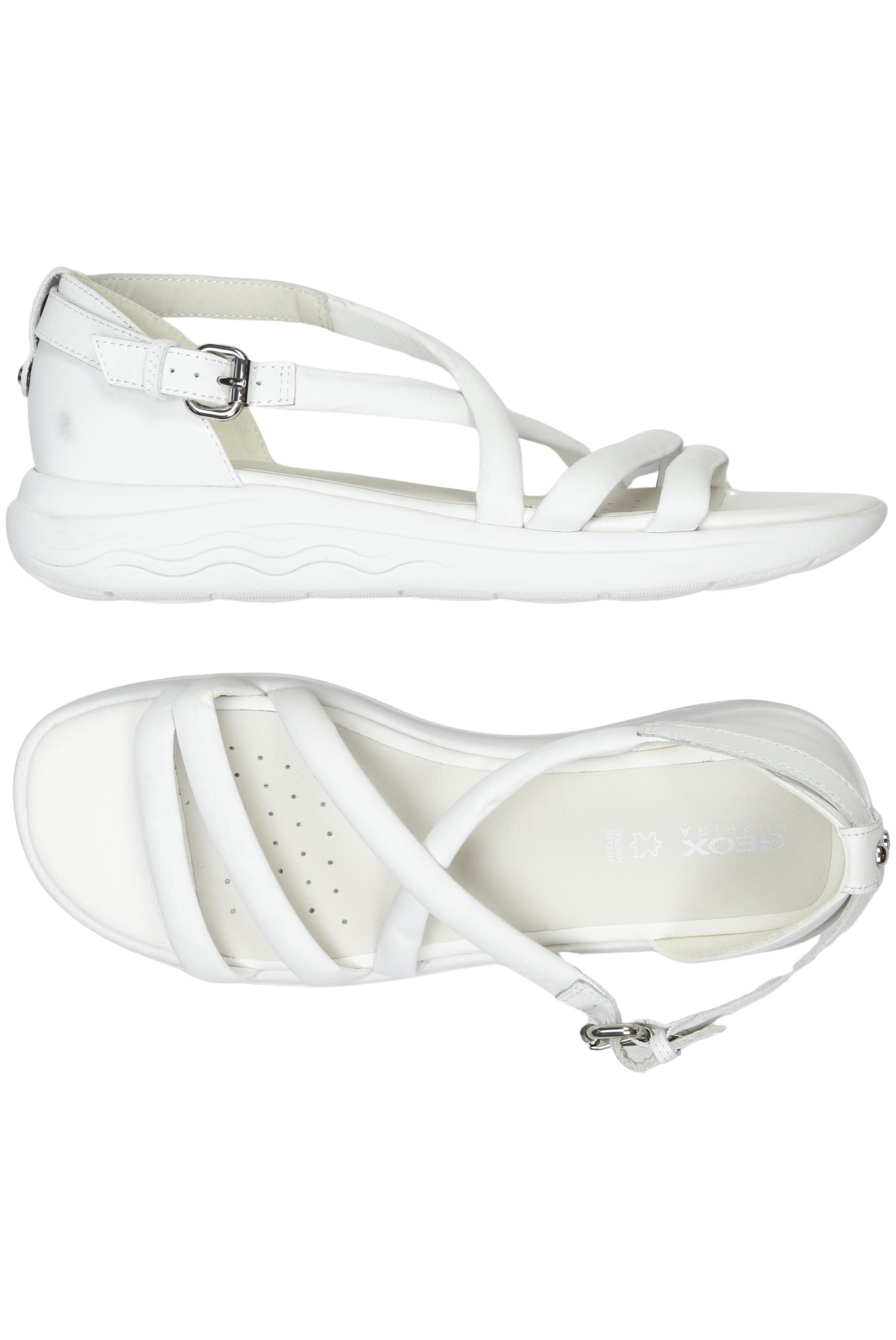 

Geox Damen Sandale, weiß, Gr. 42