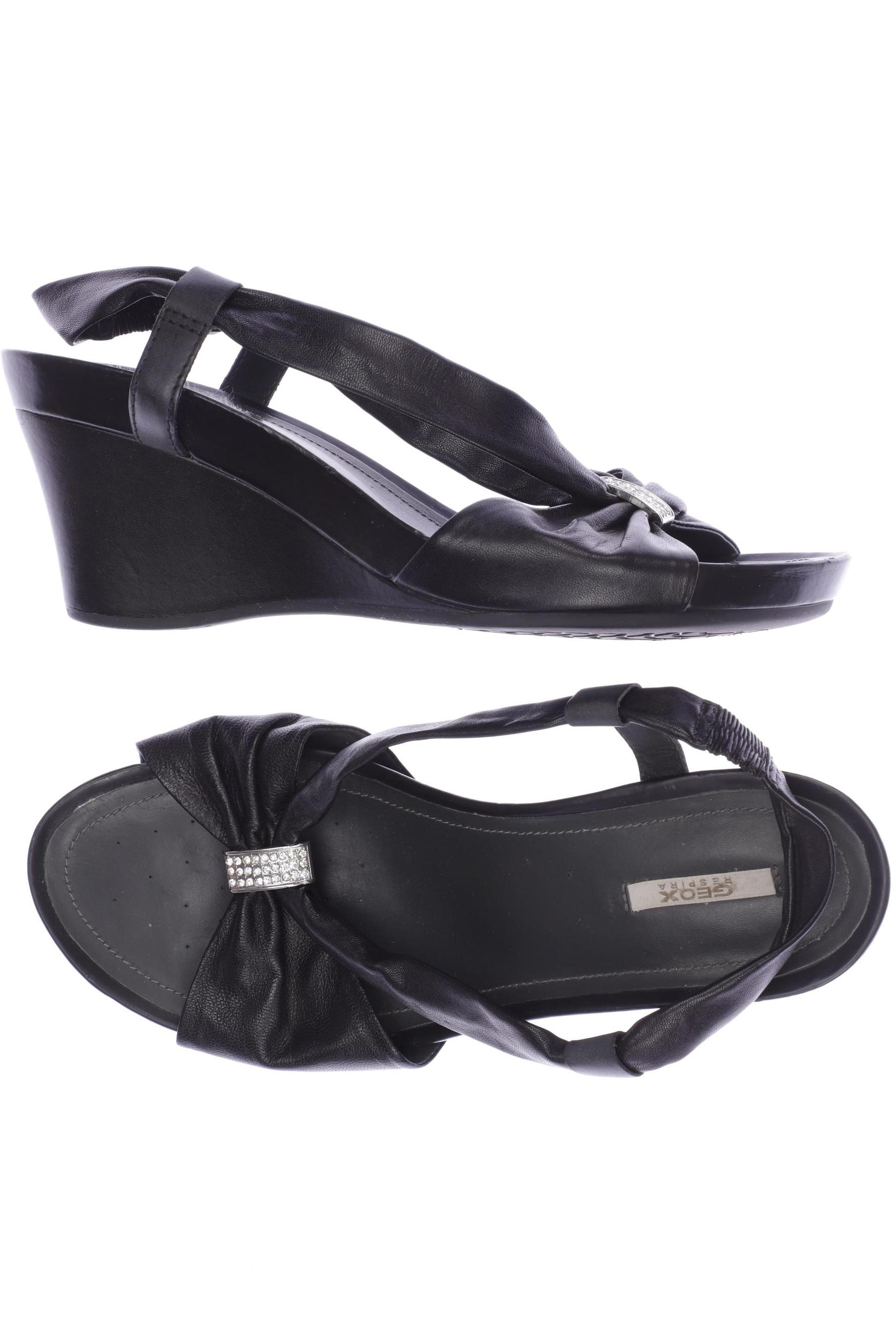 

Geox Damen Sandale, schwarz