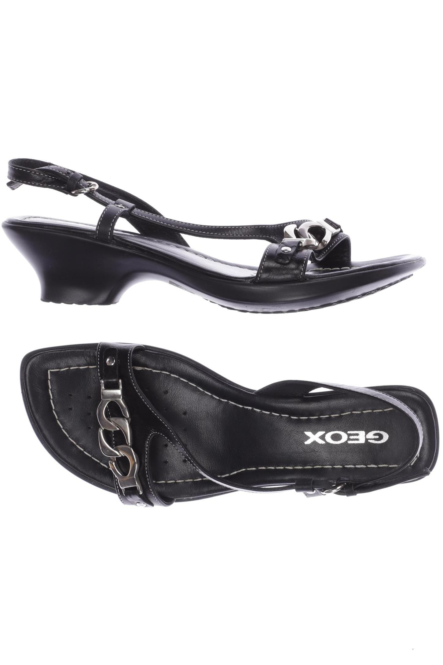 

Geox Damen Sandale, schwarz