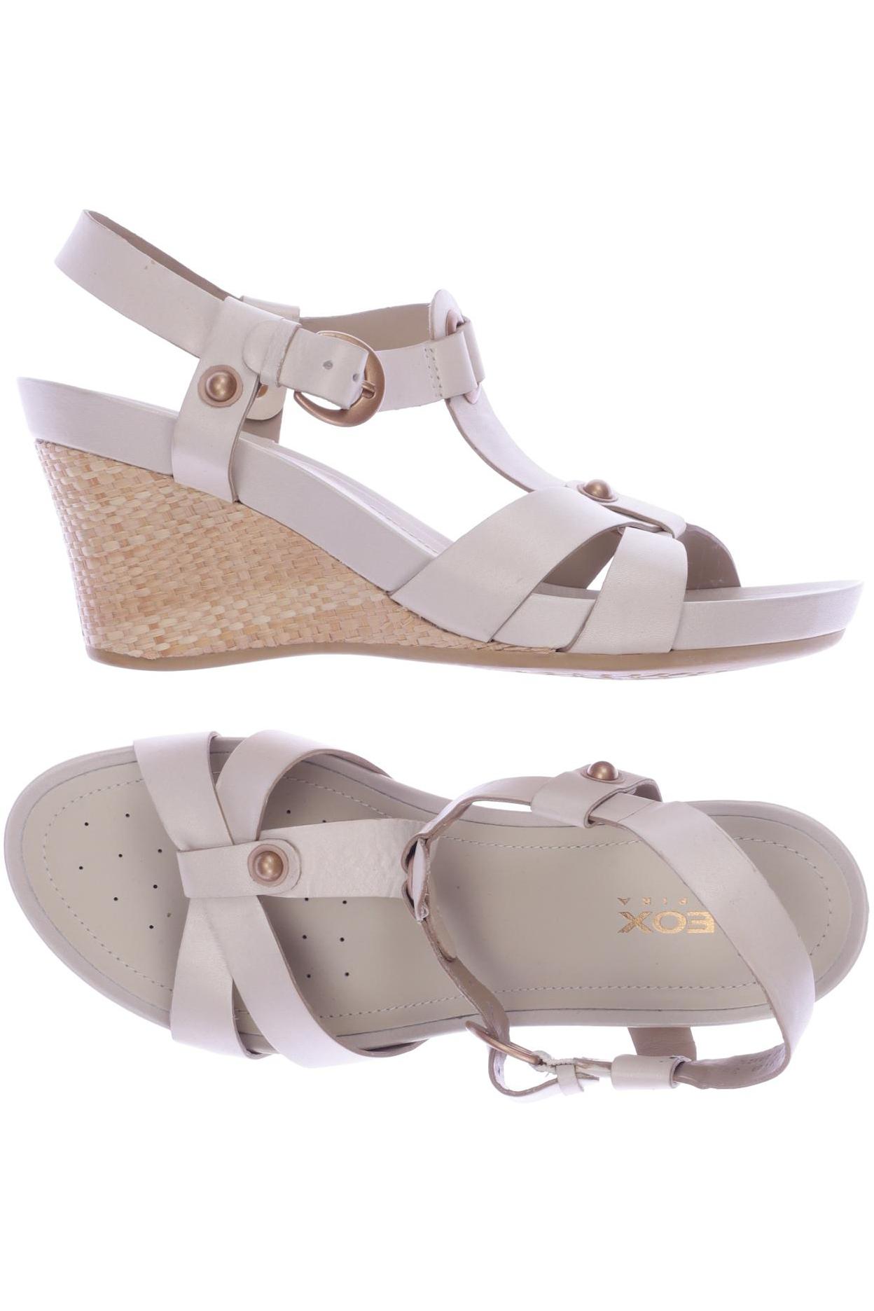 

Geox Damen Sandale, cremeweiß