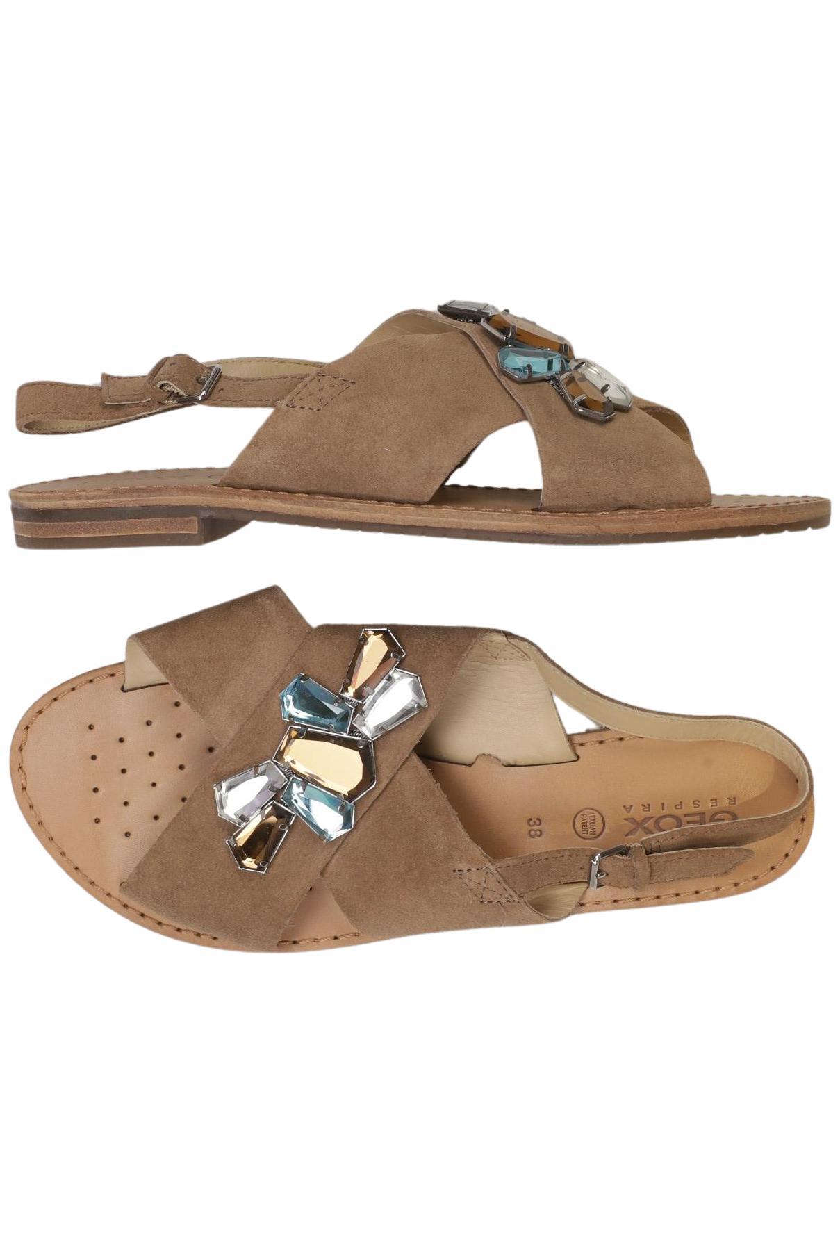 

Geox Damen Sandale, braun, Gr. 38